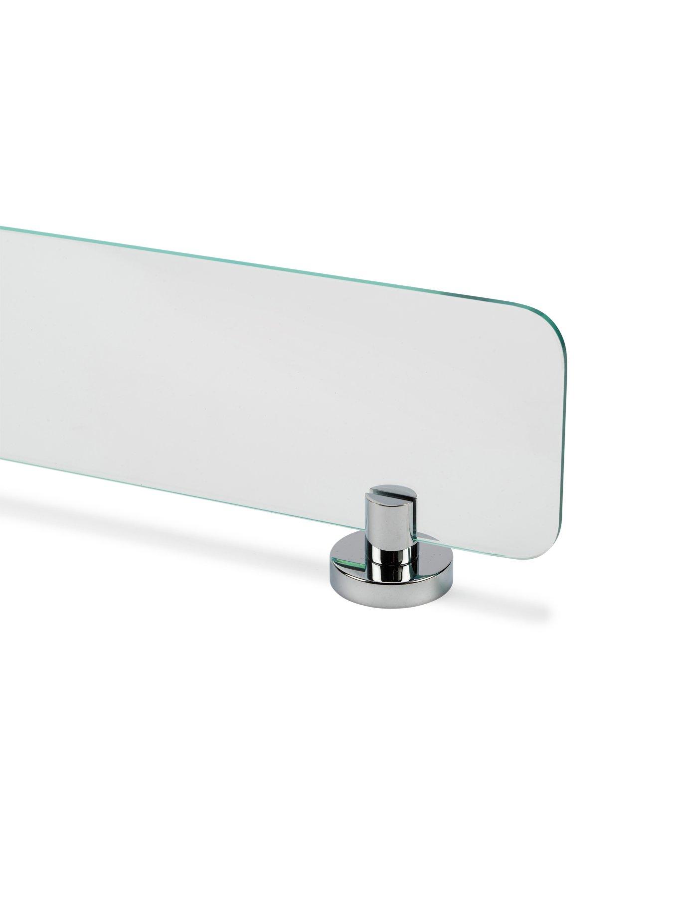  image of croydex-metra-glass-shelf-with-flexi-fix-brackets