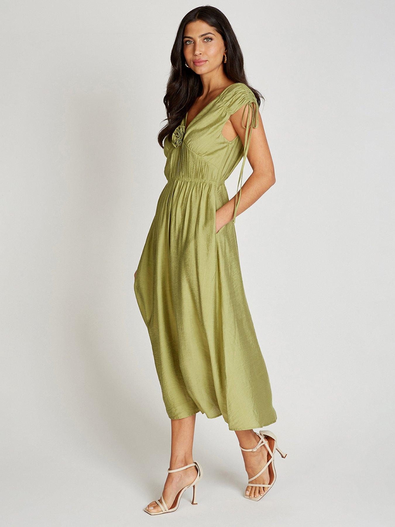 little-mistress-linen-midaxi-dress-lime