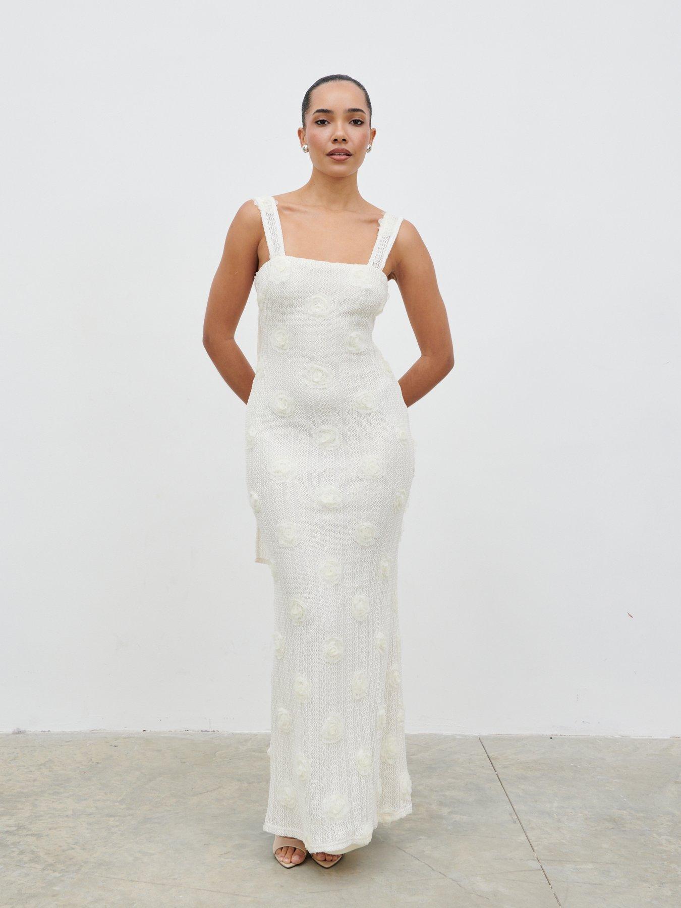 Pretty Lavish Nancie Floral Maxi Dress- Cream