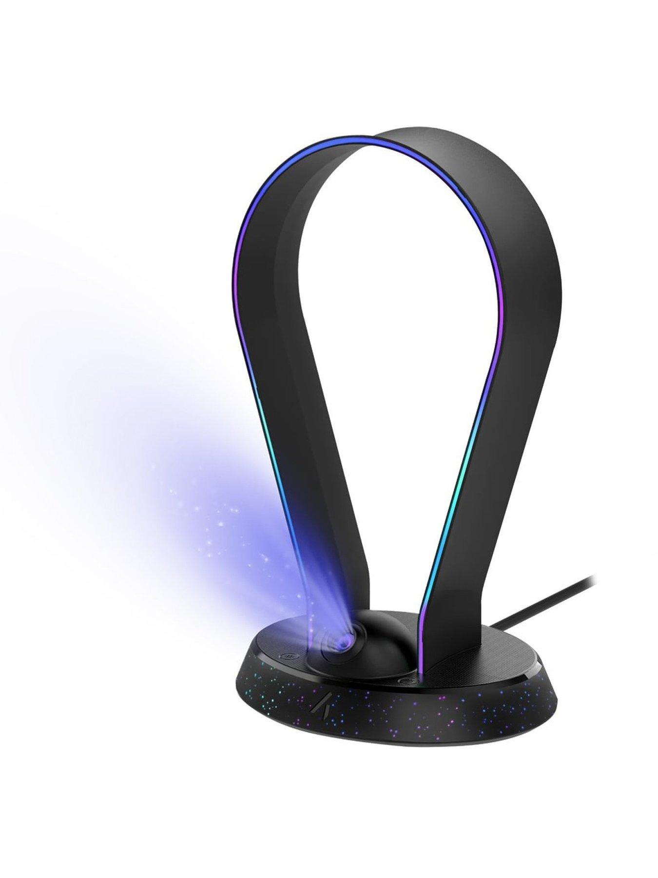  image of stealth-night-sky-light-up-headset-stand-with-projector