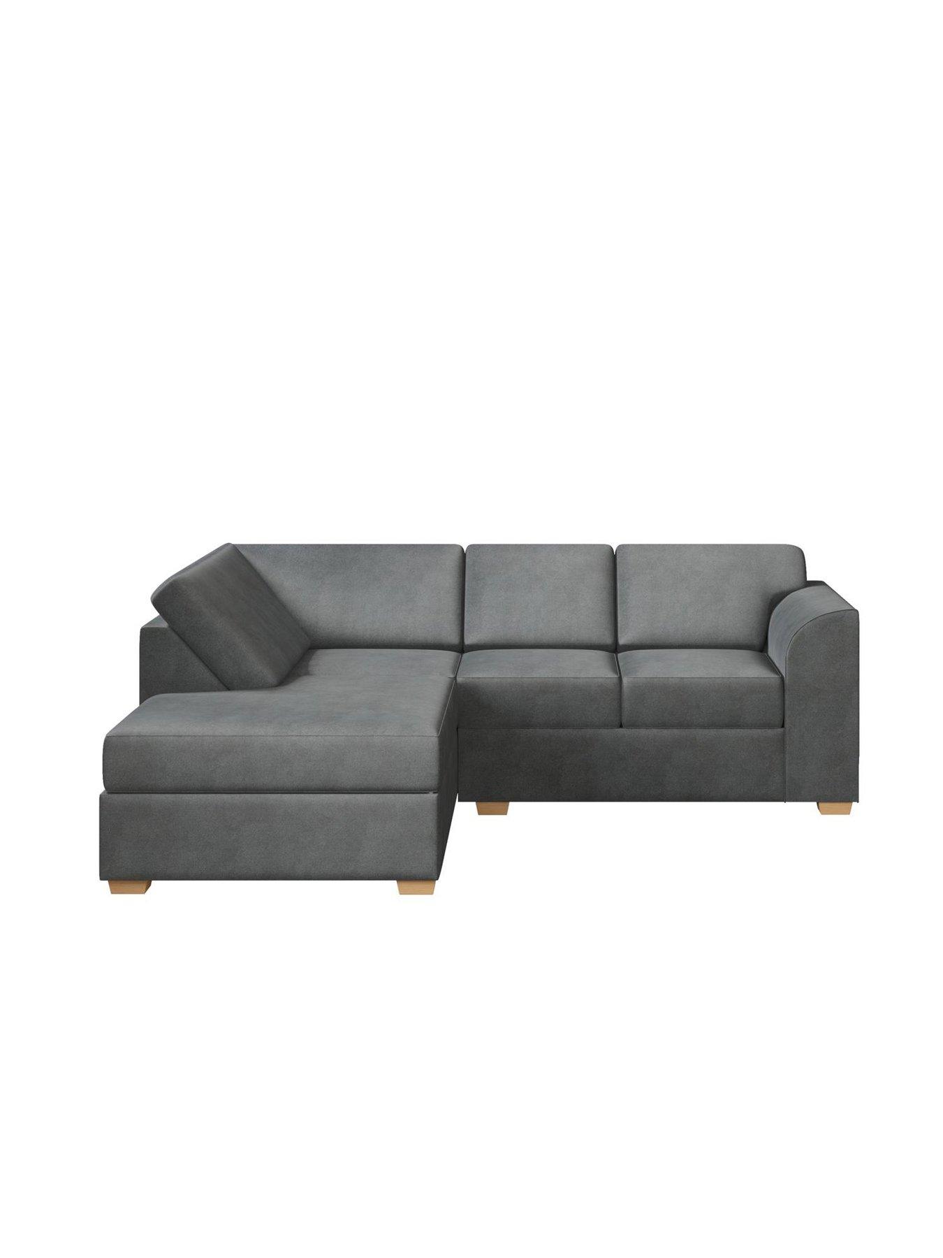  image of aspire-modo-corner-l-shape-sofa-velvet