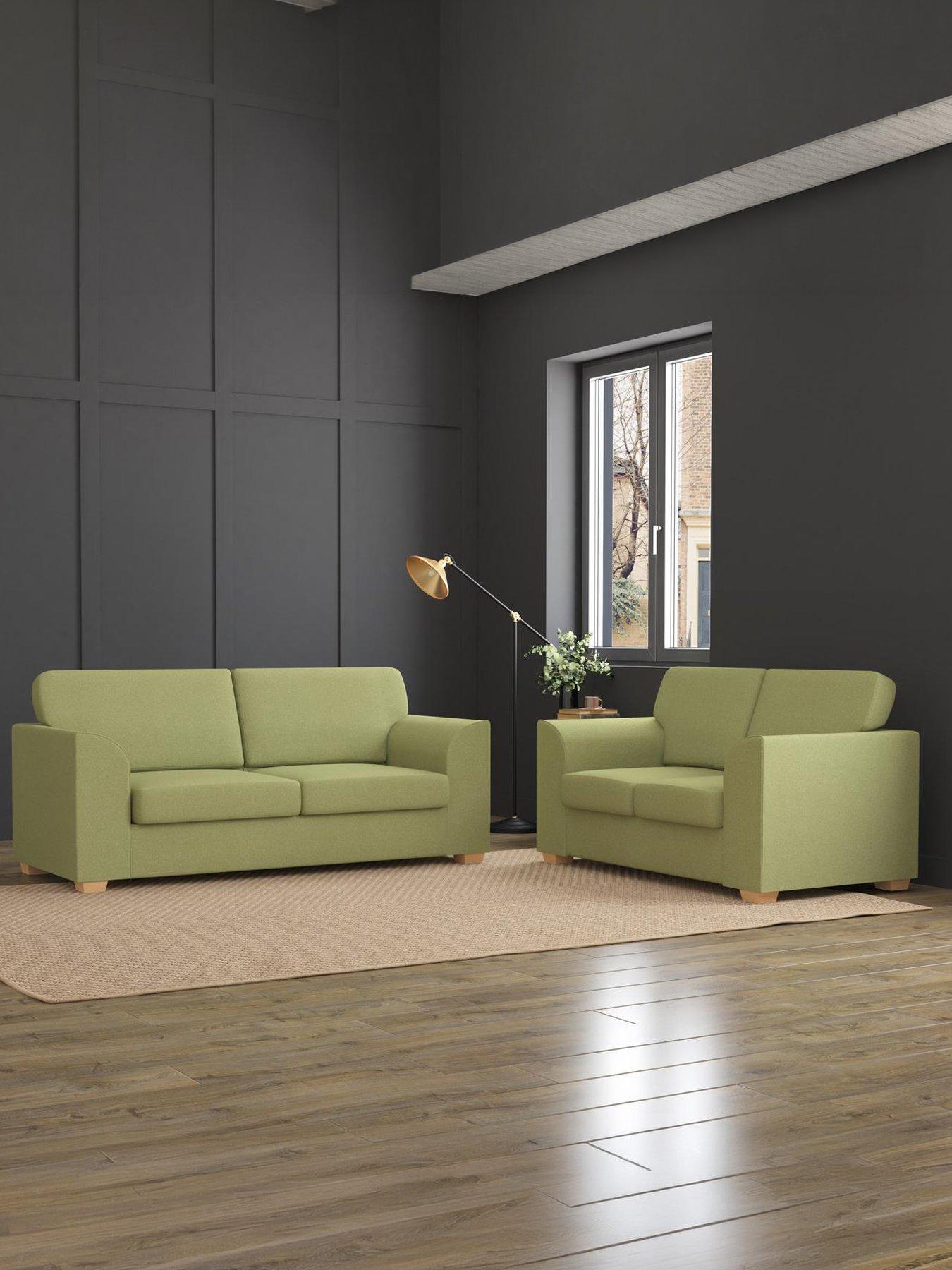 Aspire Modo 3+2 Seater Sofas - Linen