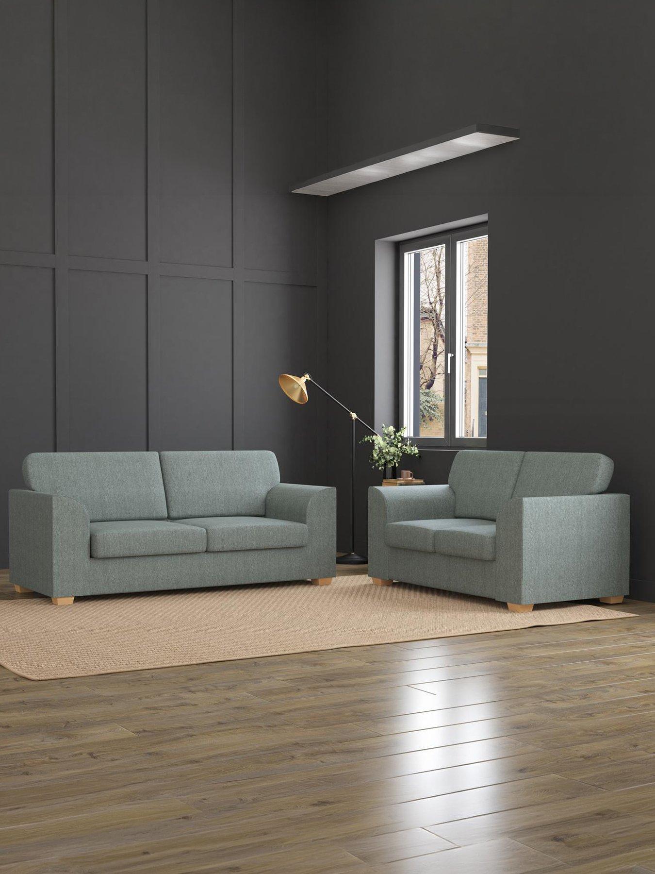 Aspire Modo 3+2 Seater Sofas - Linen