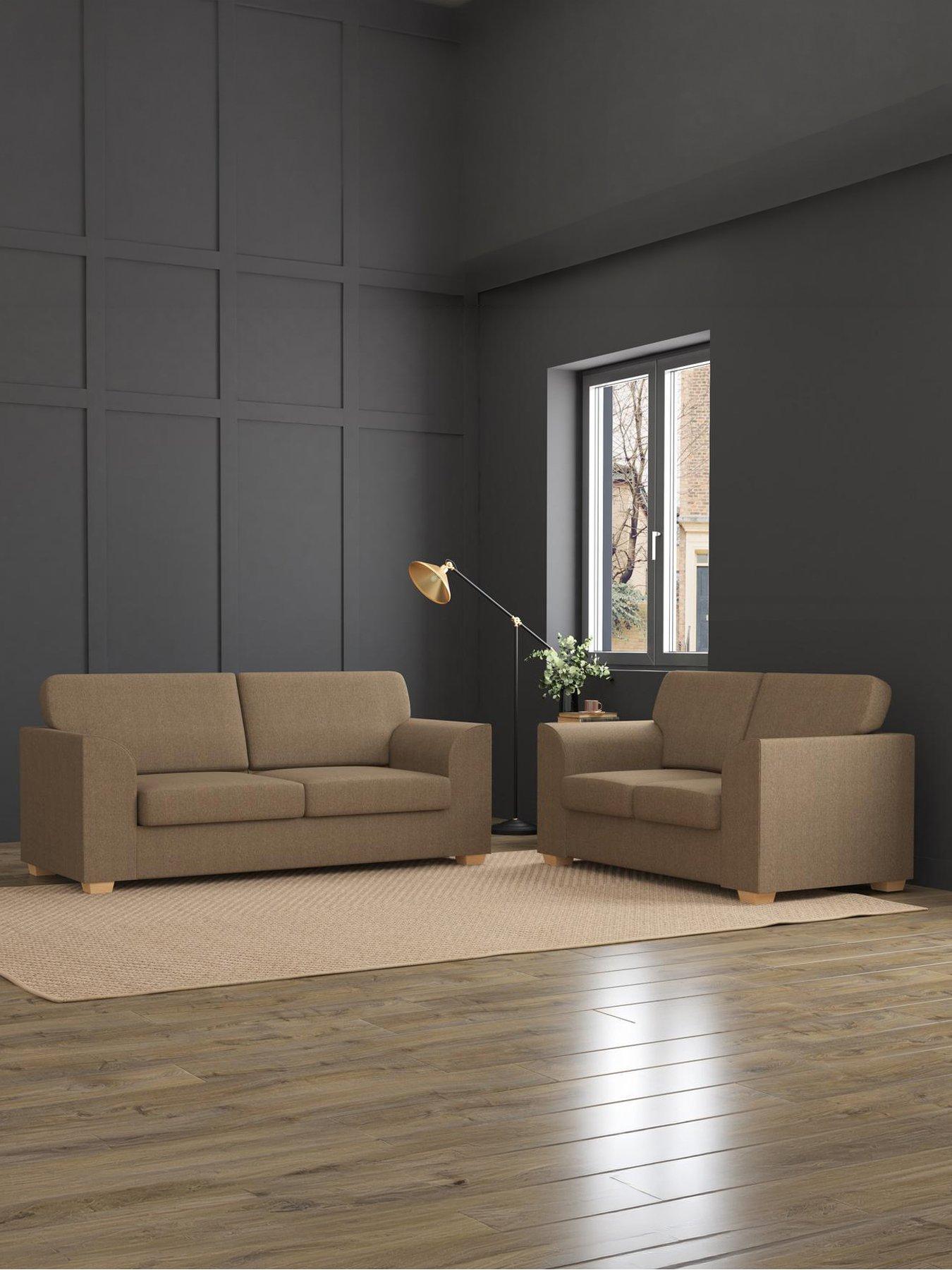Aspire Modo 3+2 Seater Sofas - Linen
