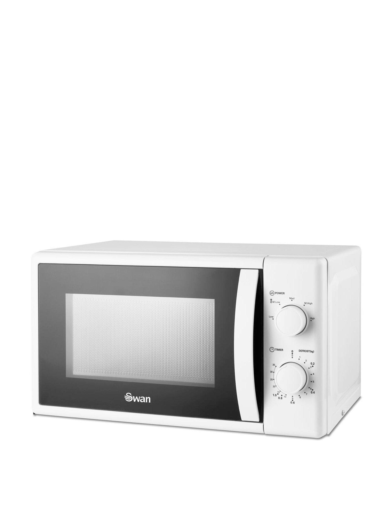 Image 1 of 6 of Swan Manual Microwave, 5 Power Levels, Defrost, 20L, 700W, White