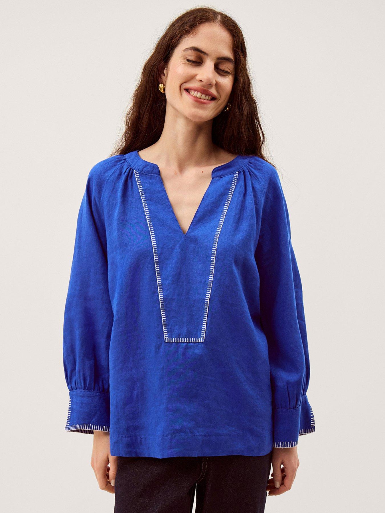 Monsoon Frida Linen Top