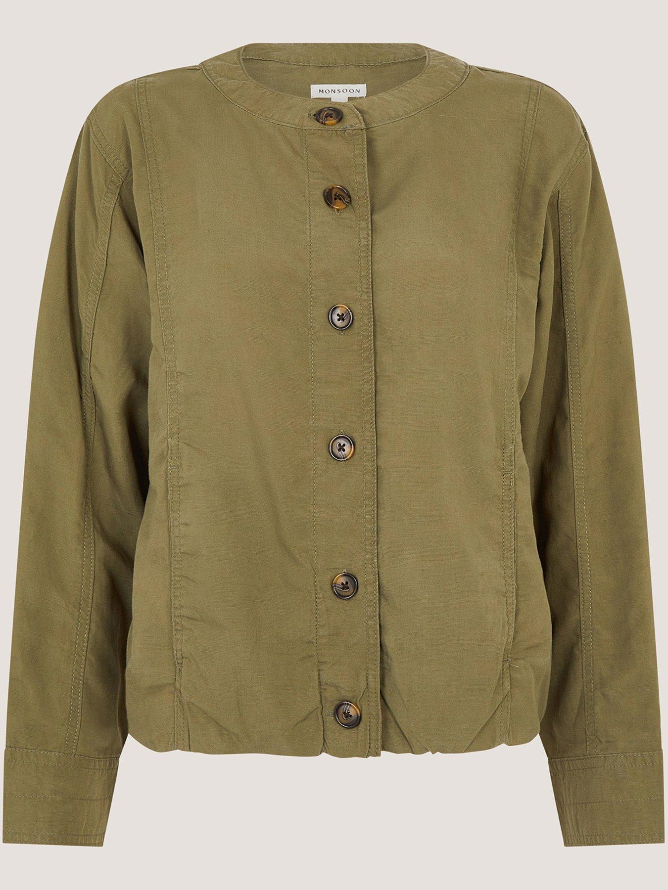 Monsoon Colette Linen Jkt