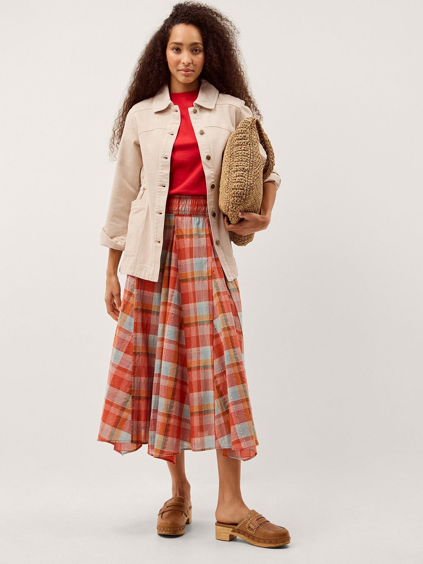 Image 3 of 6 of Monsoon Mabel Longline Jacket - Brown