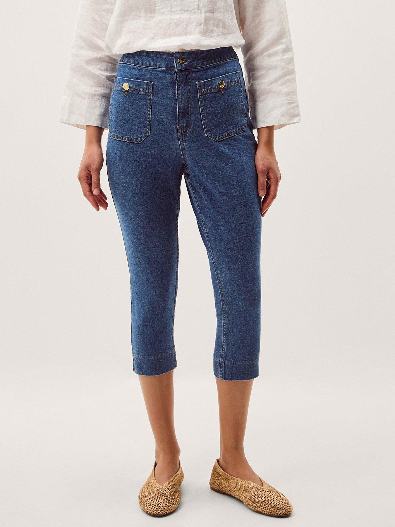 Monsoon Cassie Denim Capri