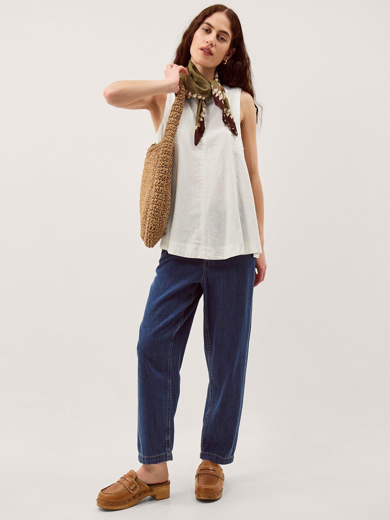 Image 3 of 5 of Monsoon Sammy Swing Tank - White