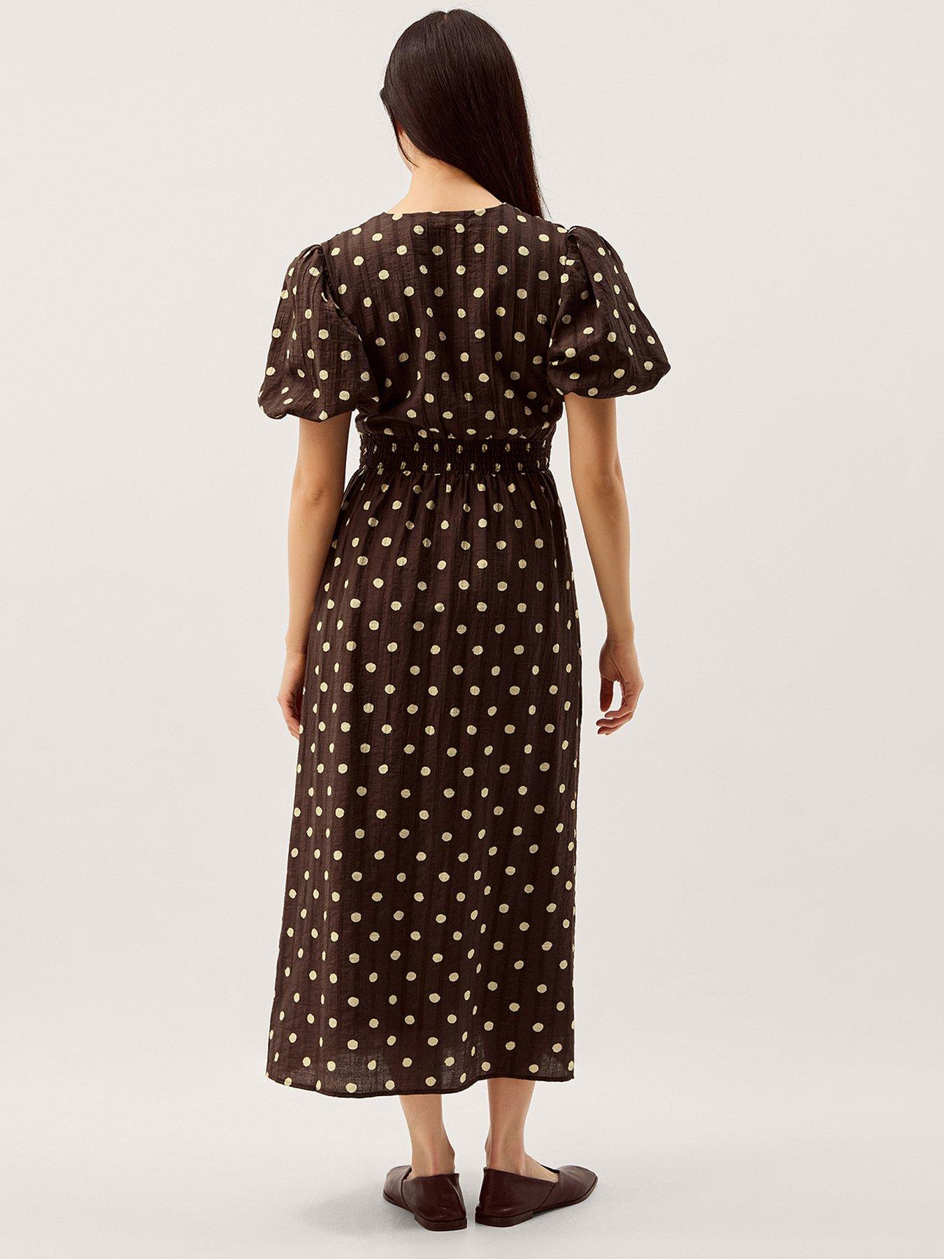 stillFront image of monsoon-paris-spot-dress