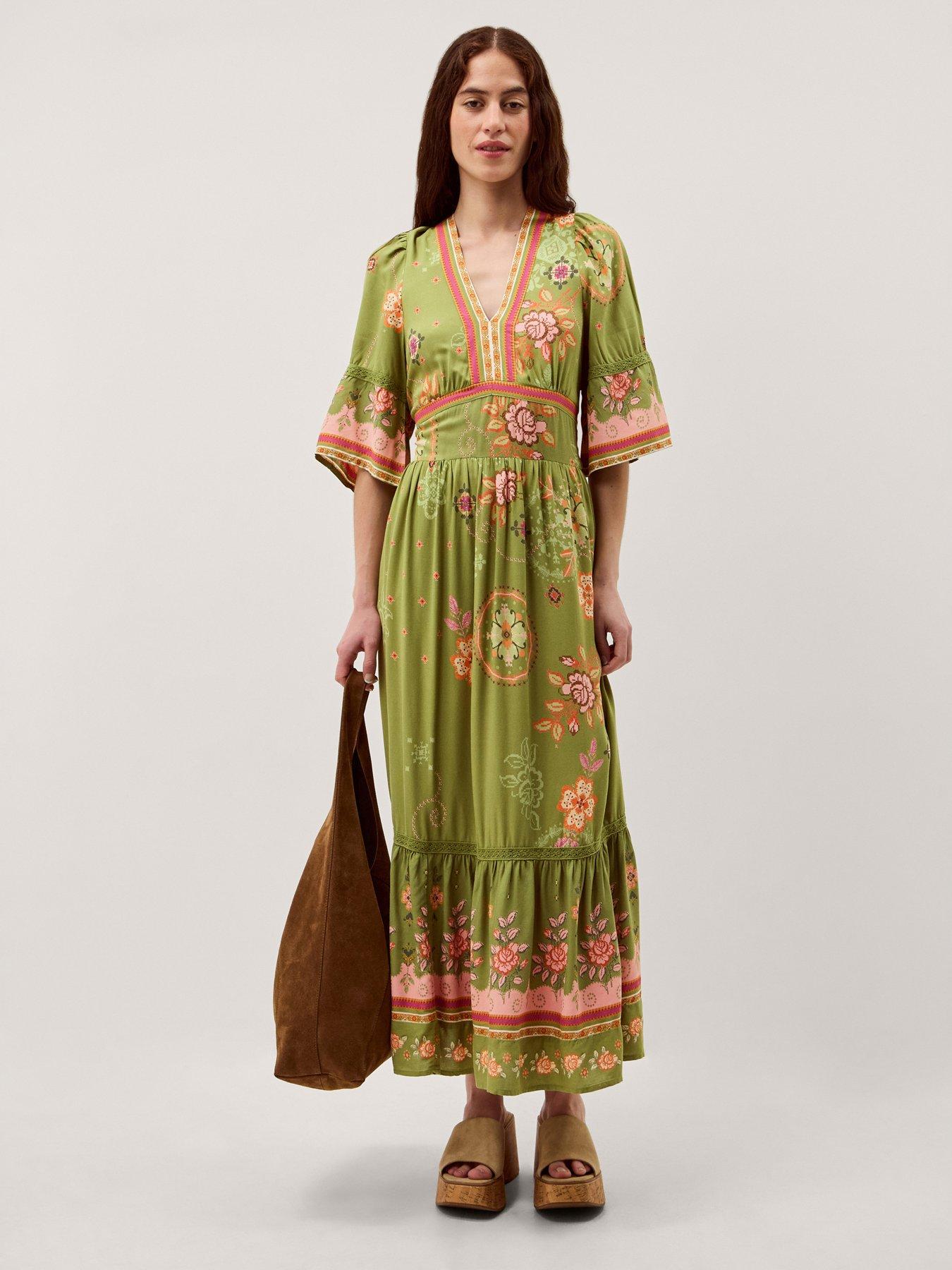 Monsoon Eline Printed Dress