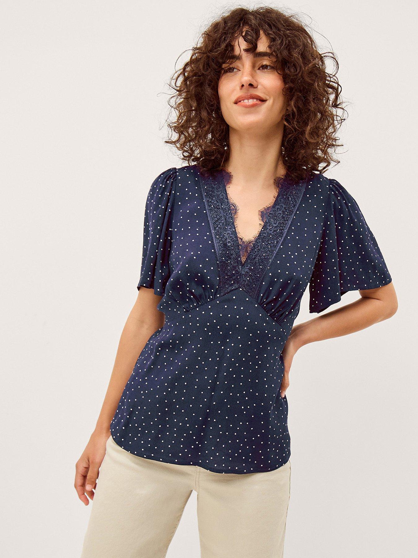 Image 1 of 1 of Monsoon Cleo Spot Top