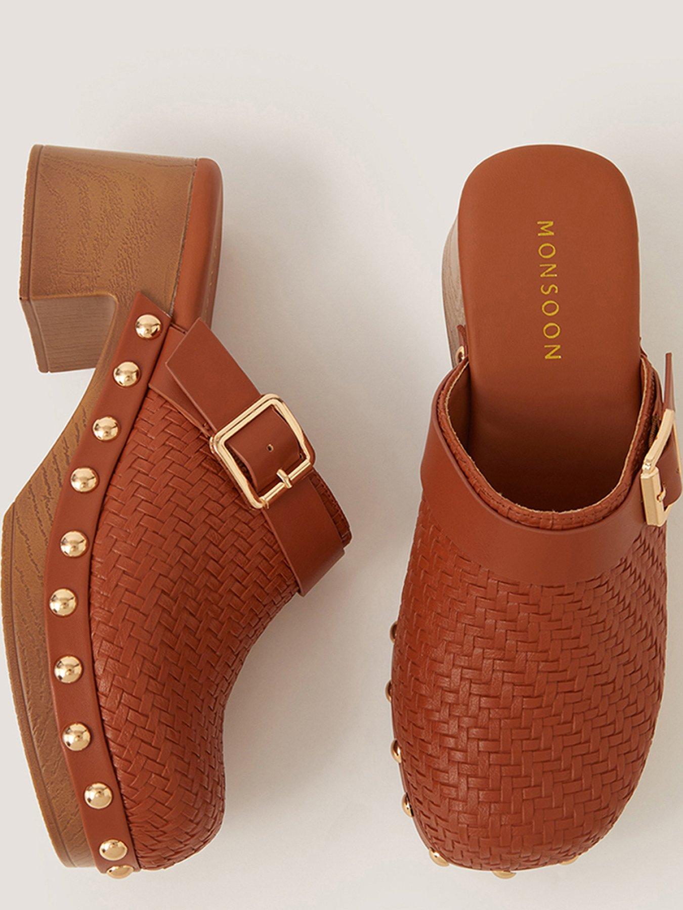 Image 3 of 3 of Monsoon Celia Studded Clog Sandal