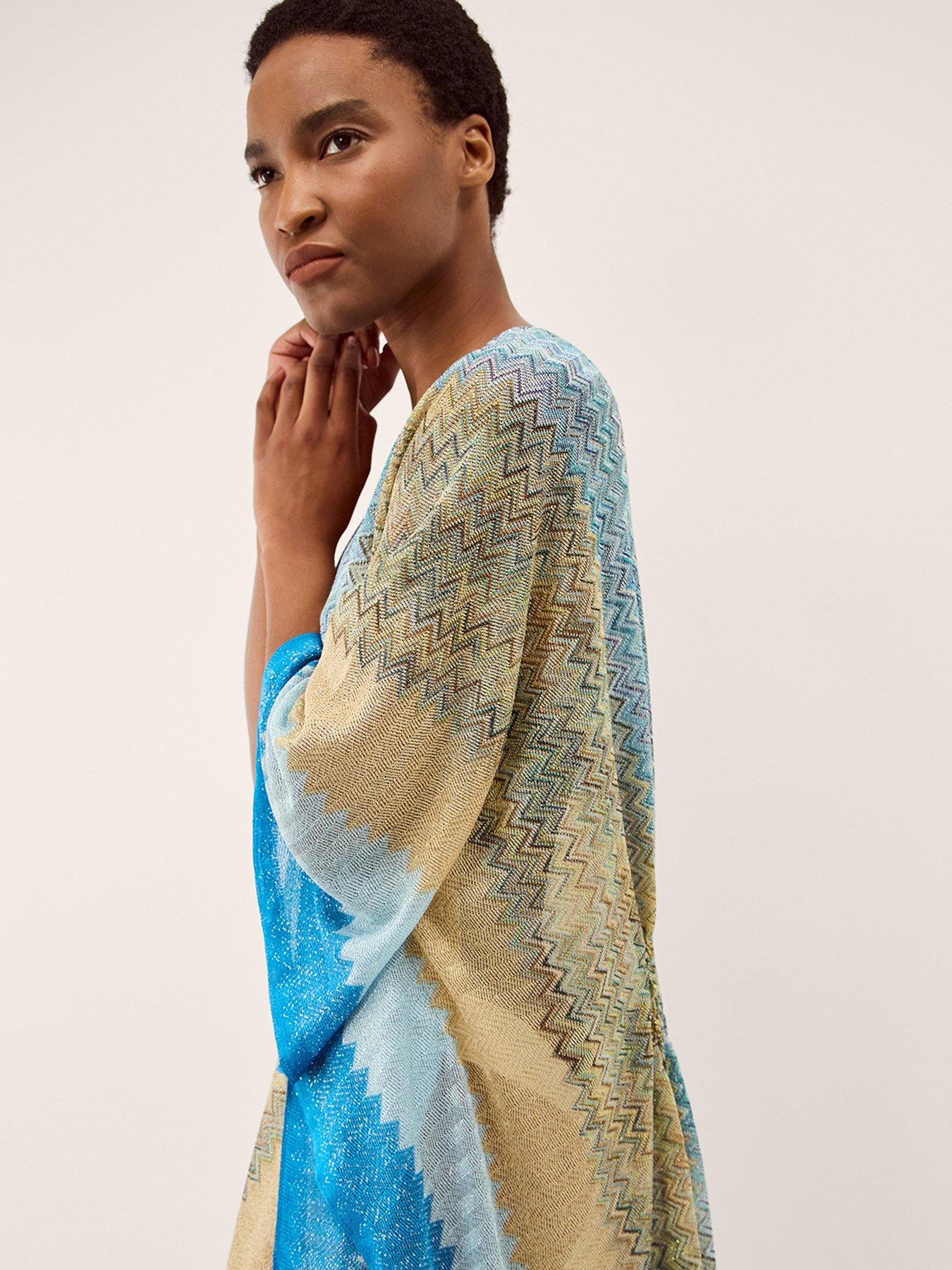  image of monsoon-ava-zigzag-stripe-coverup