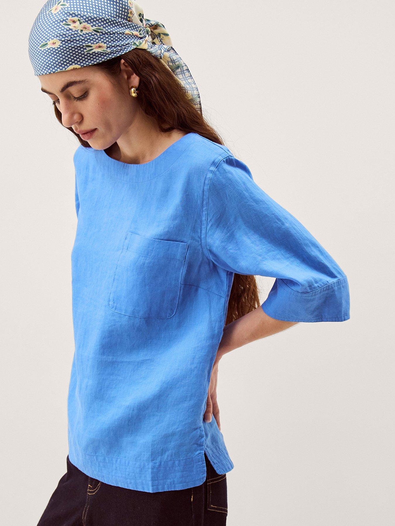 Monsoon Ingrid Linen Tee