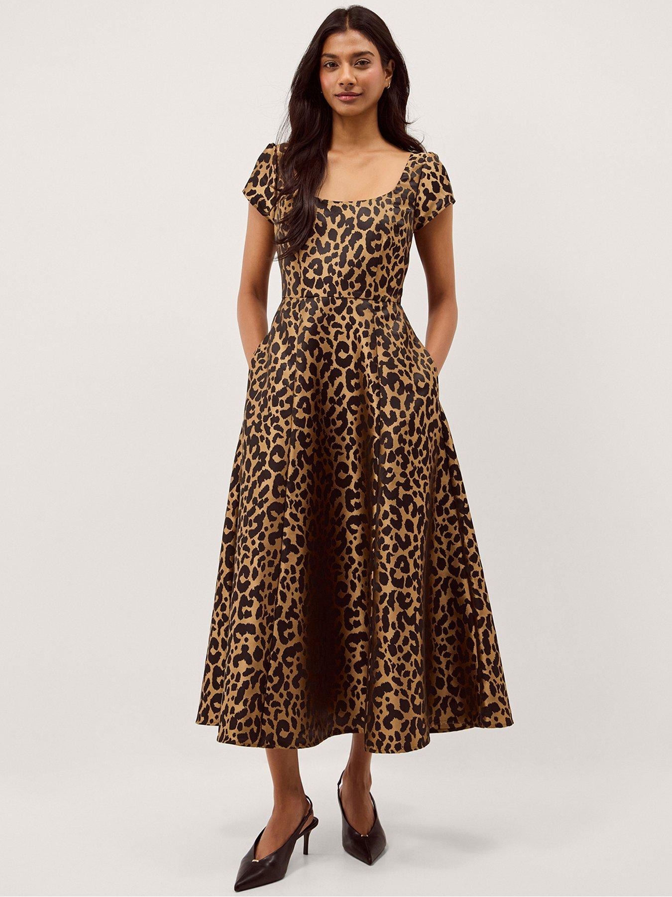 Monsoon Anna Leopard Dress
