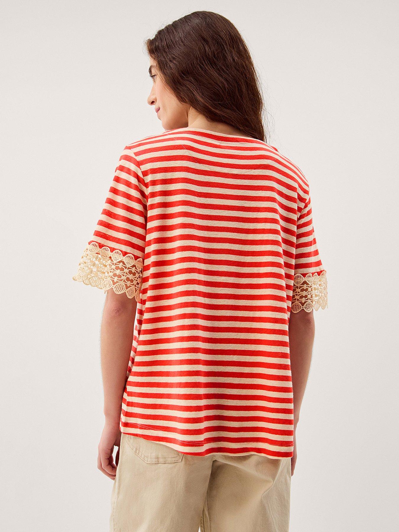 stillFront image of monsoon-sasha-stripe-t-shirt