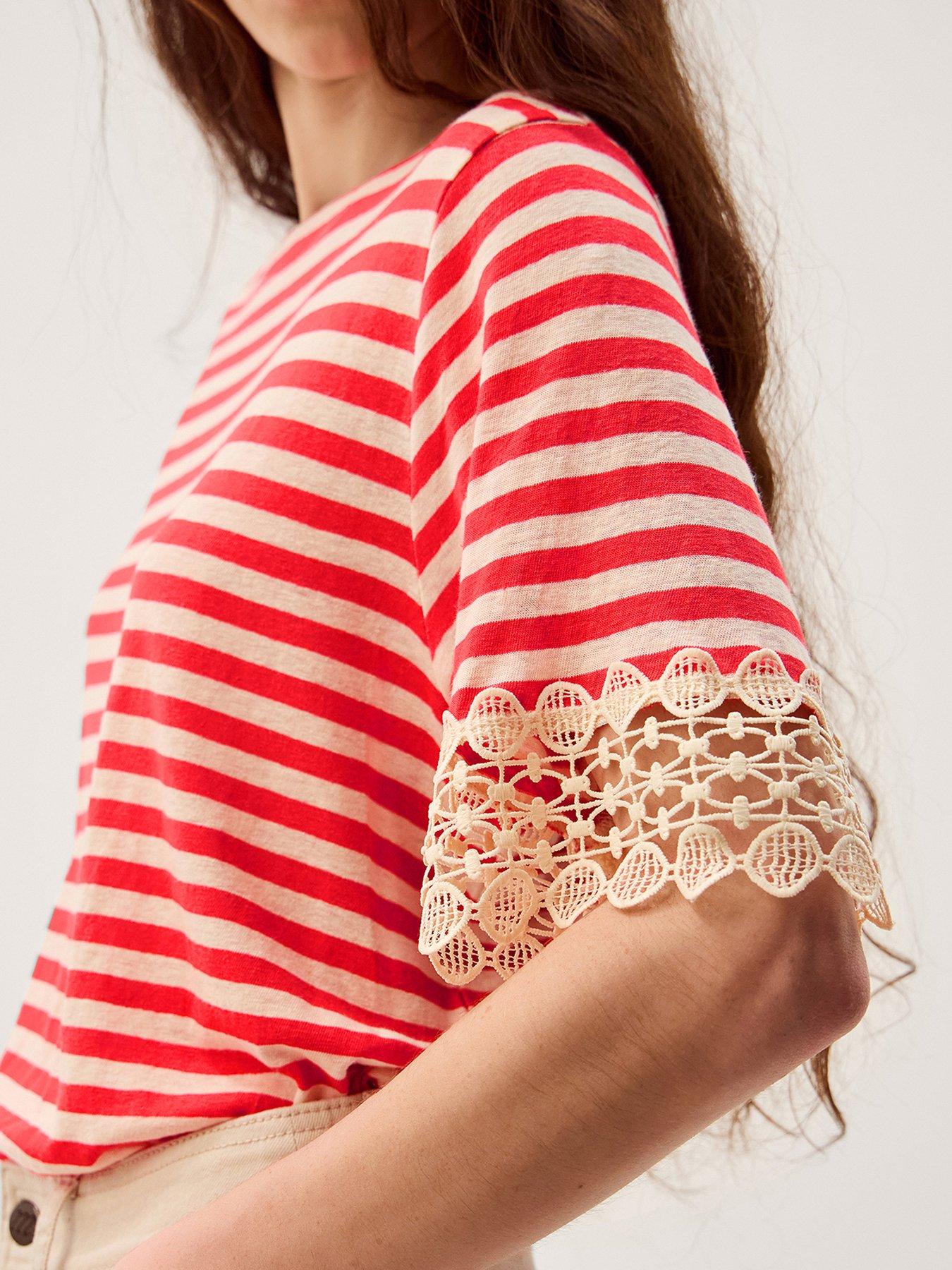  image of monsoon-sasha-stripe-t-shirt