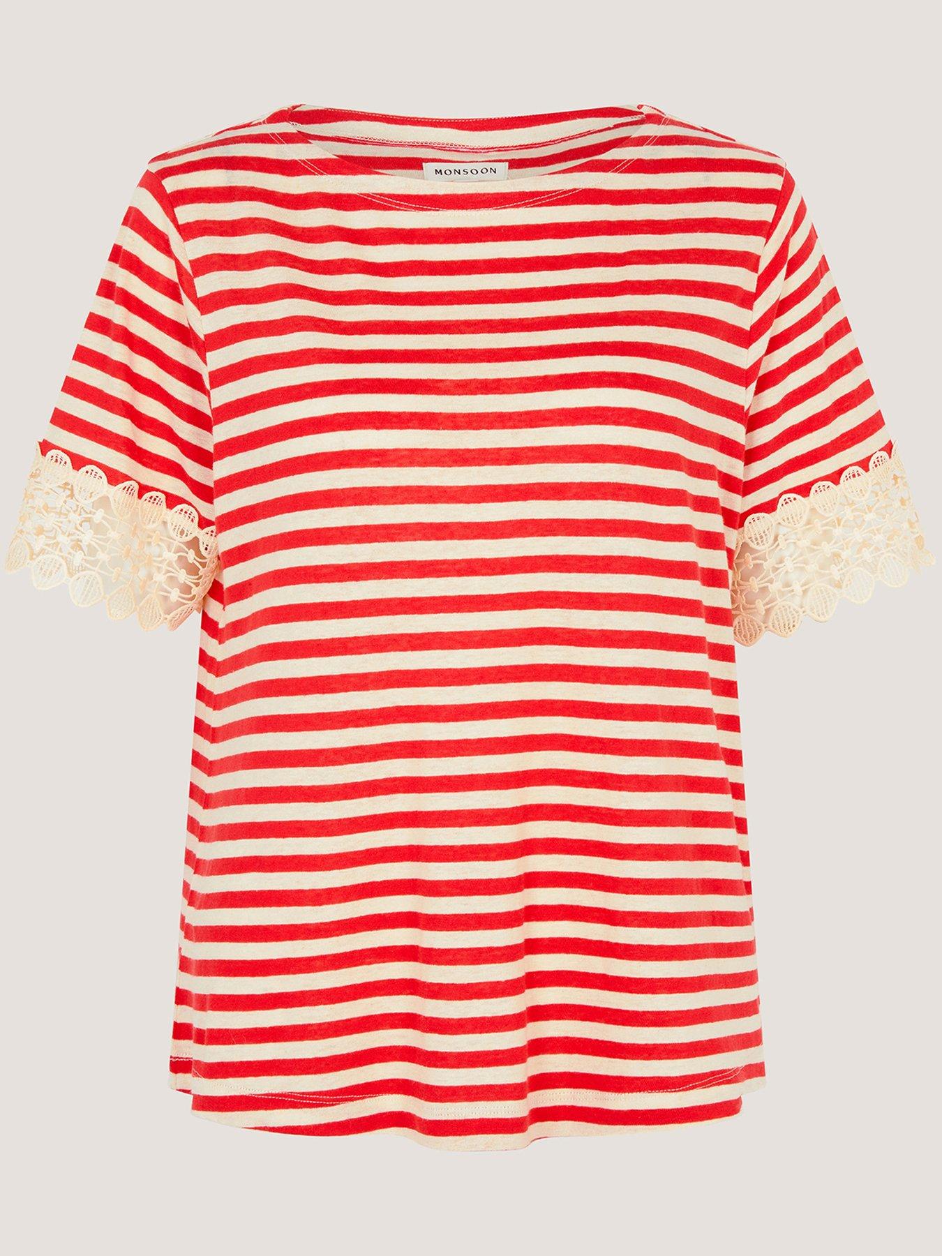  image of monsoon-sasha-stripe-t-shirt