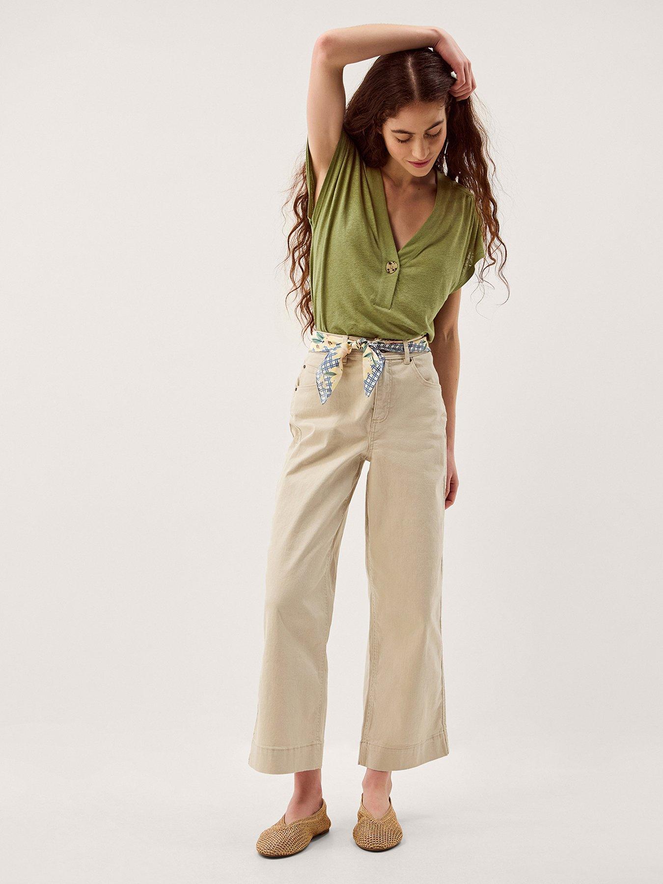  image of monsoon-lucy-linen-t-shirt