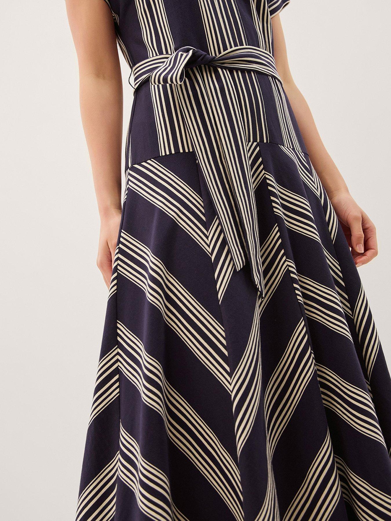  image of monsoon-shilta-stripe-jersey-maxi