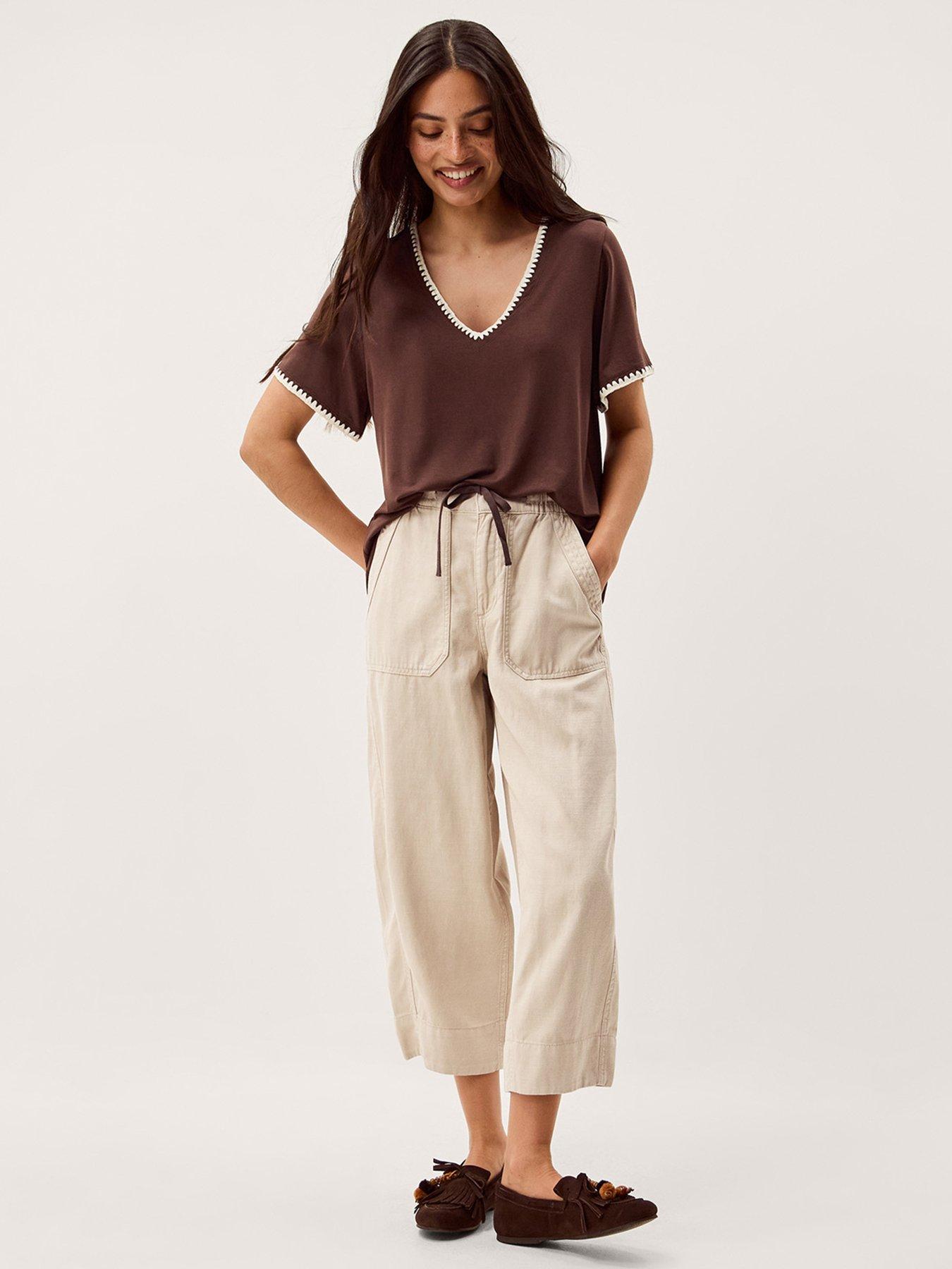 Image 3 of 5 of Monsoon Tilly Trim Jersey Tshirt