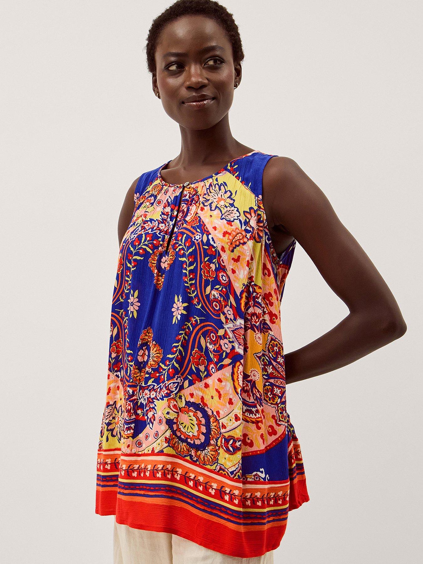 Monsoon Padma Print Top