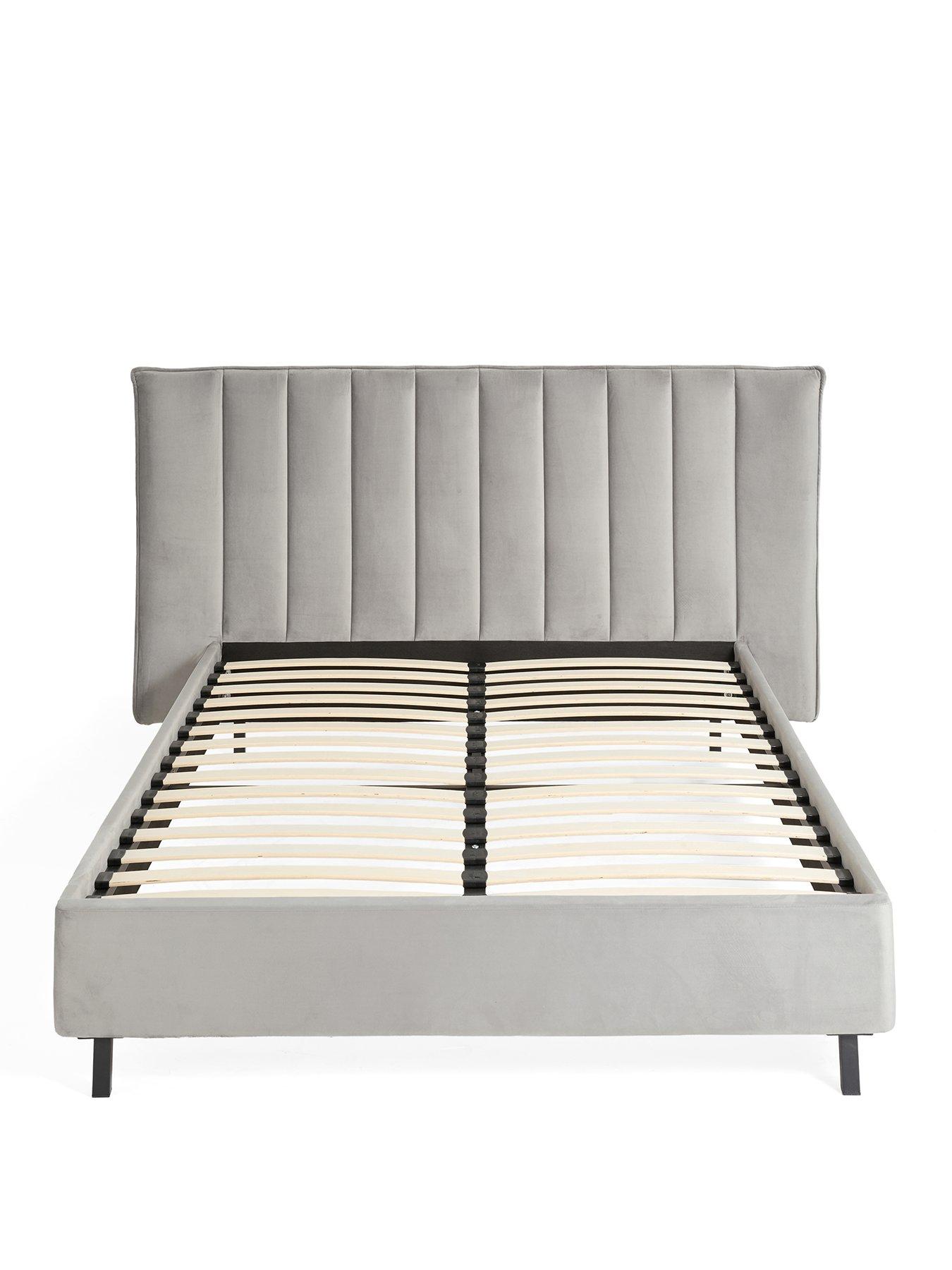 Image 2 of 6 of The Very Collection Boyd&nbsp;Bed Frame with Mattress Options (Buy &amp; SAVE!)&nbsp;-&nbsp;Grey - FSC&reg; Certified