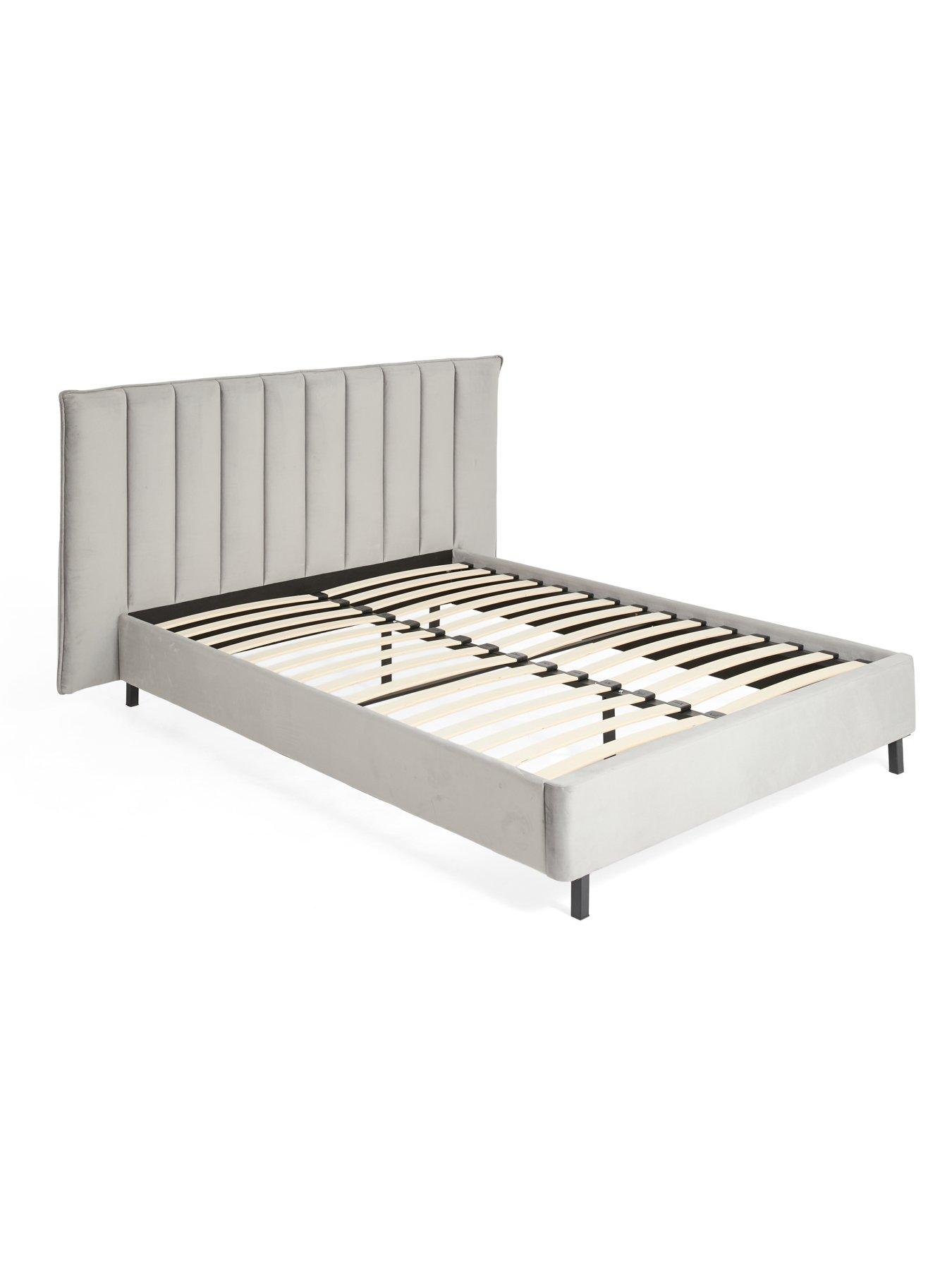Image 3 of 6 of The Very Collection Boyd&nbsp;Bed Frame with Mattress Options (Buy &amp; SAVE!)&nbsp;-&nbsp;Grey - FSC&reg; Certified