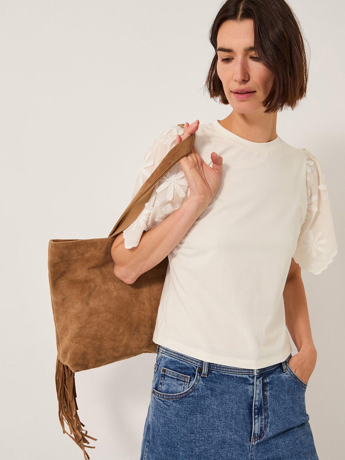 Monsoon Mel Mix Fabric T-shirt