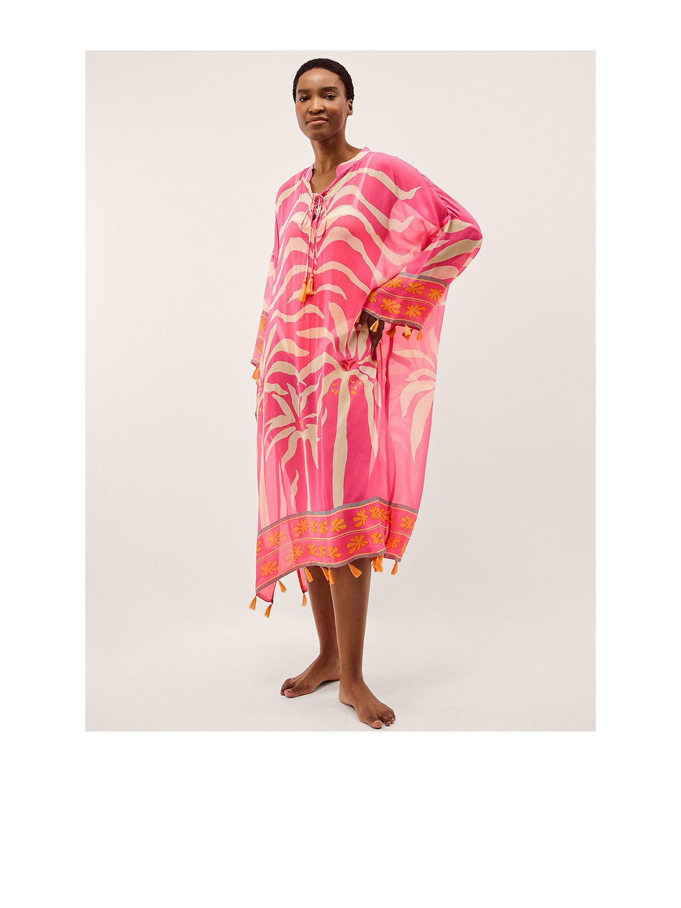 Image 1 of 2 of Monsoon Paloma Palm Kaftan