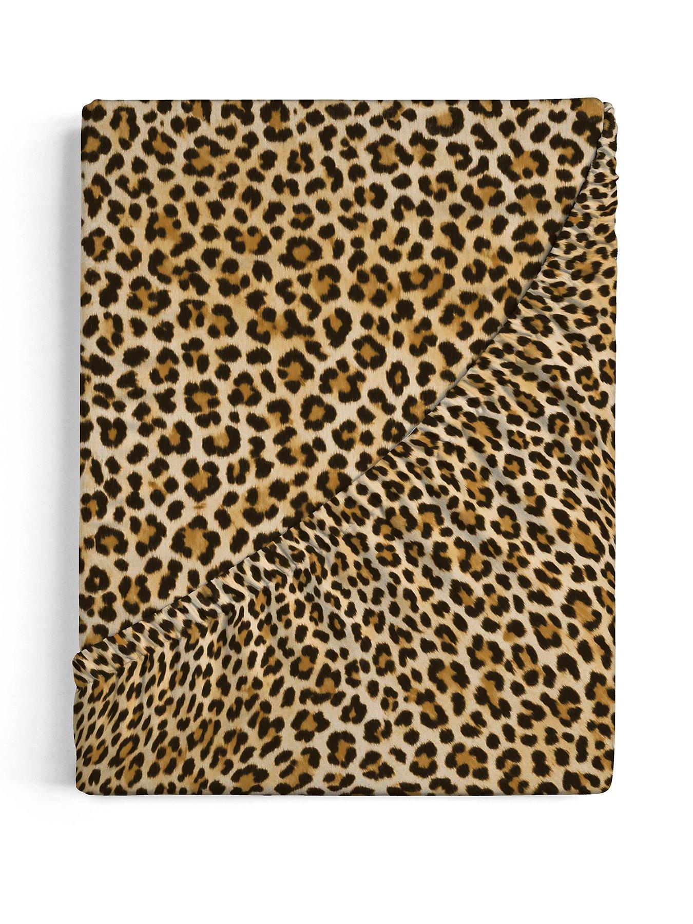 Image 2 of 2 of Copenhagen Home Leopard Fitted Sheet