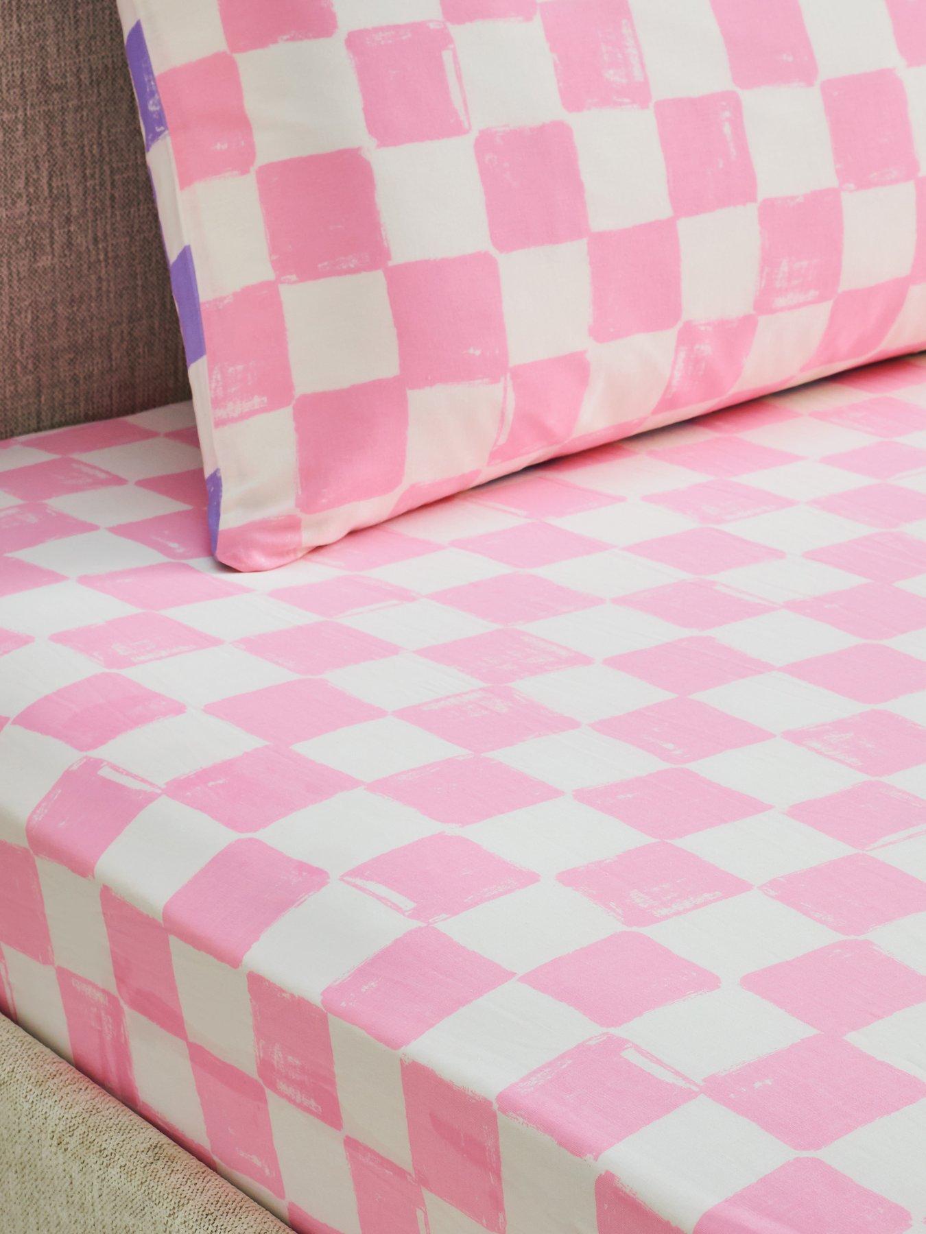 Copenhagen Home Checkerboard Fitted Sheet