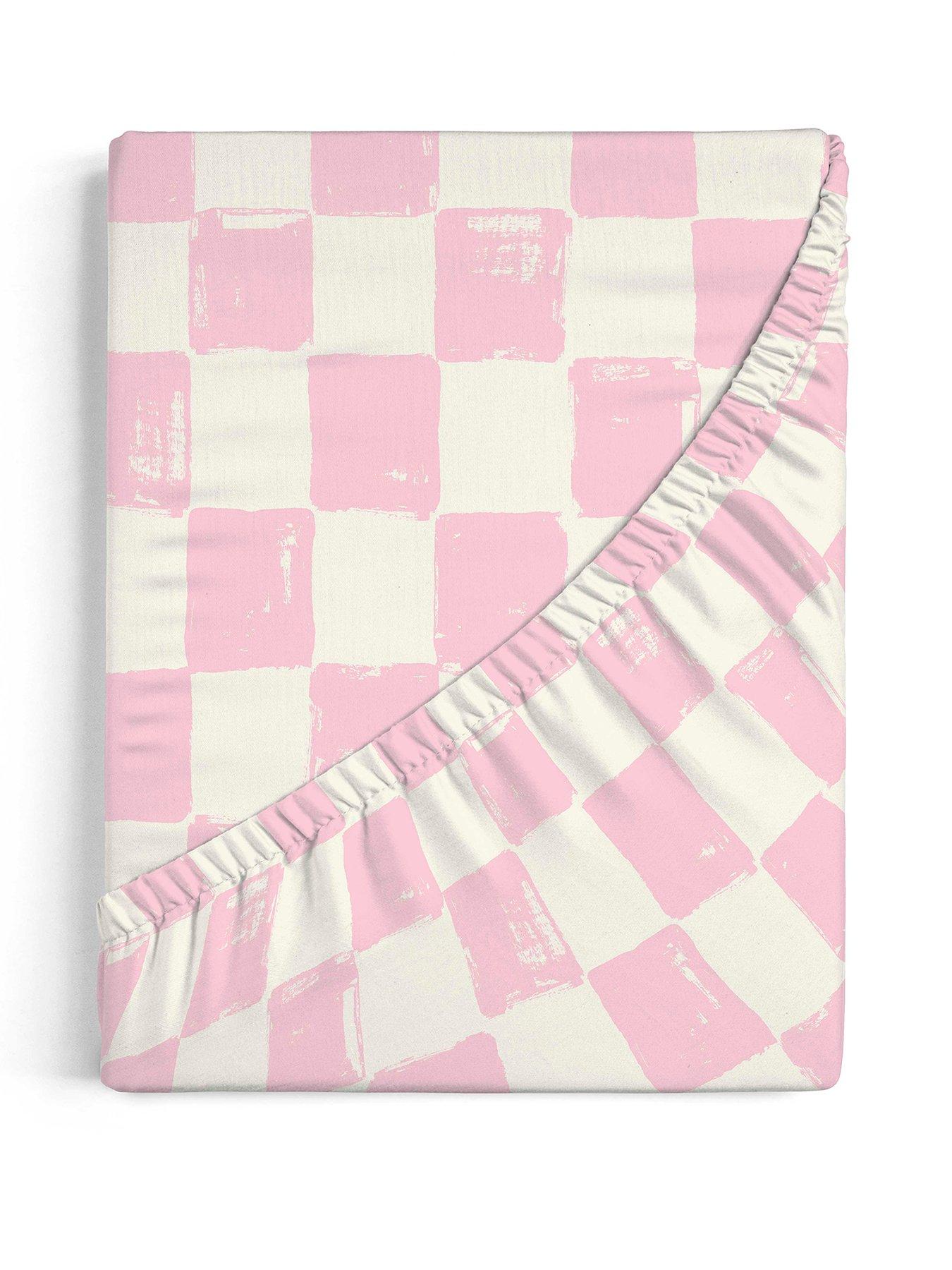  image of copenhagen-home-checkerboard-fitted-sheet