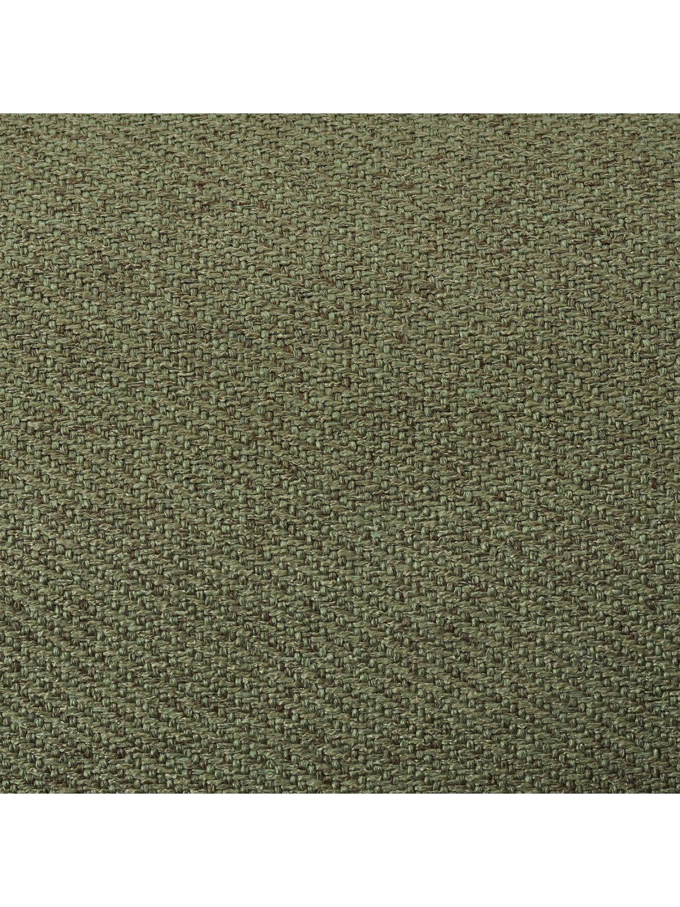 Image 6 of 6 of Dusk Shoreditch Pouffe - Woven Green