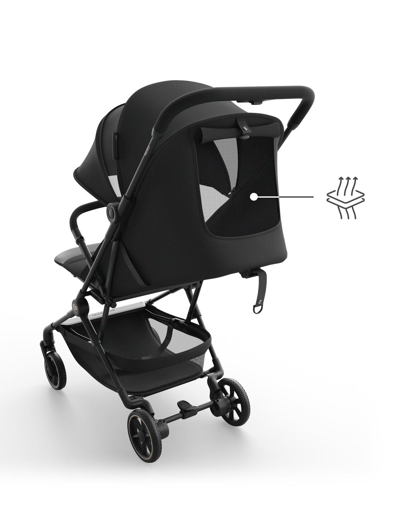 Image 5 of 8 of Kinderkraft Nebo cabin approved Pushchair - Black