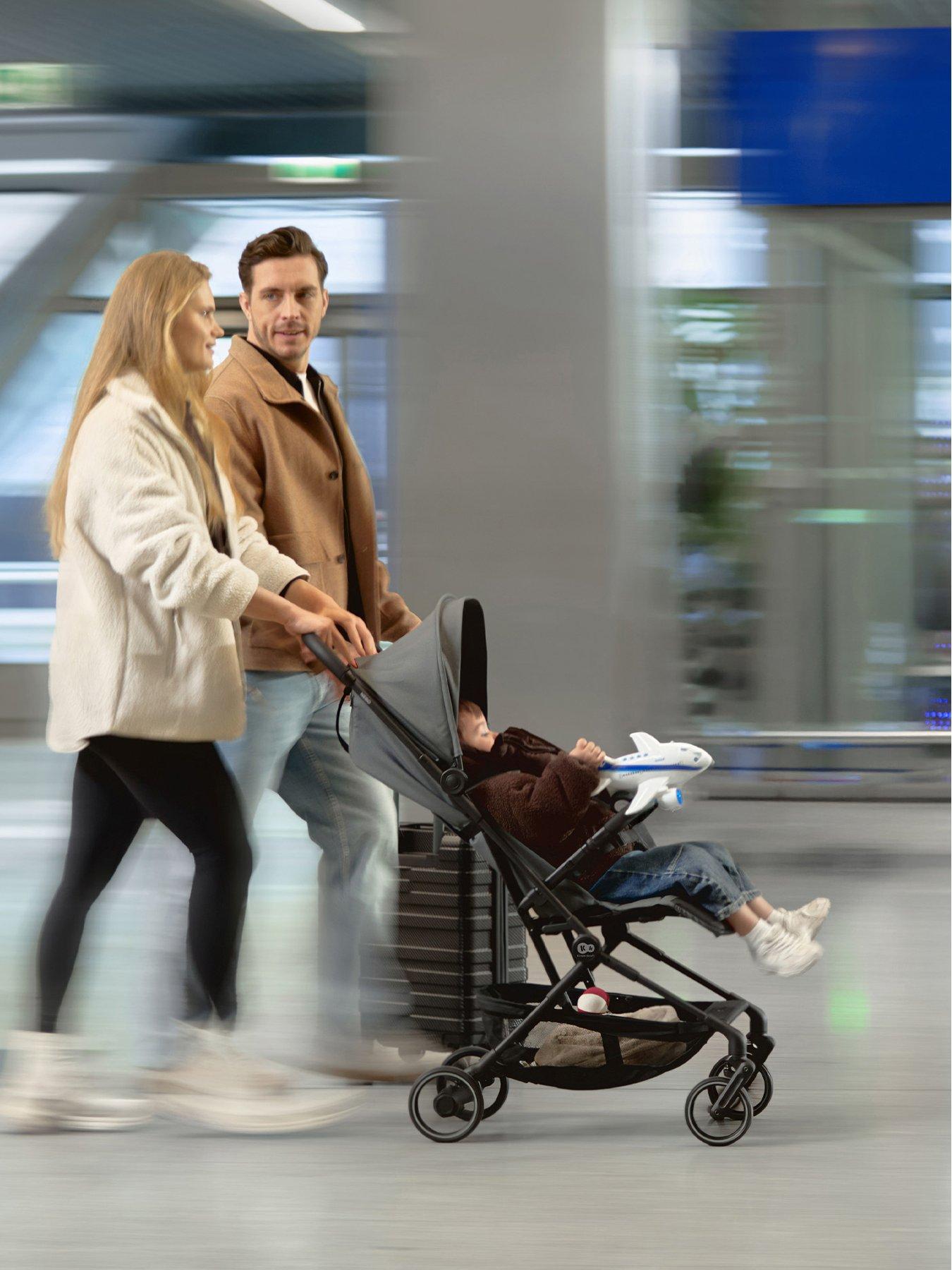 Image 6 of 8 of Kinderkraft Nebo cabin approved Pushchair - Black