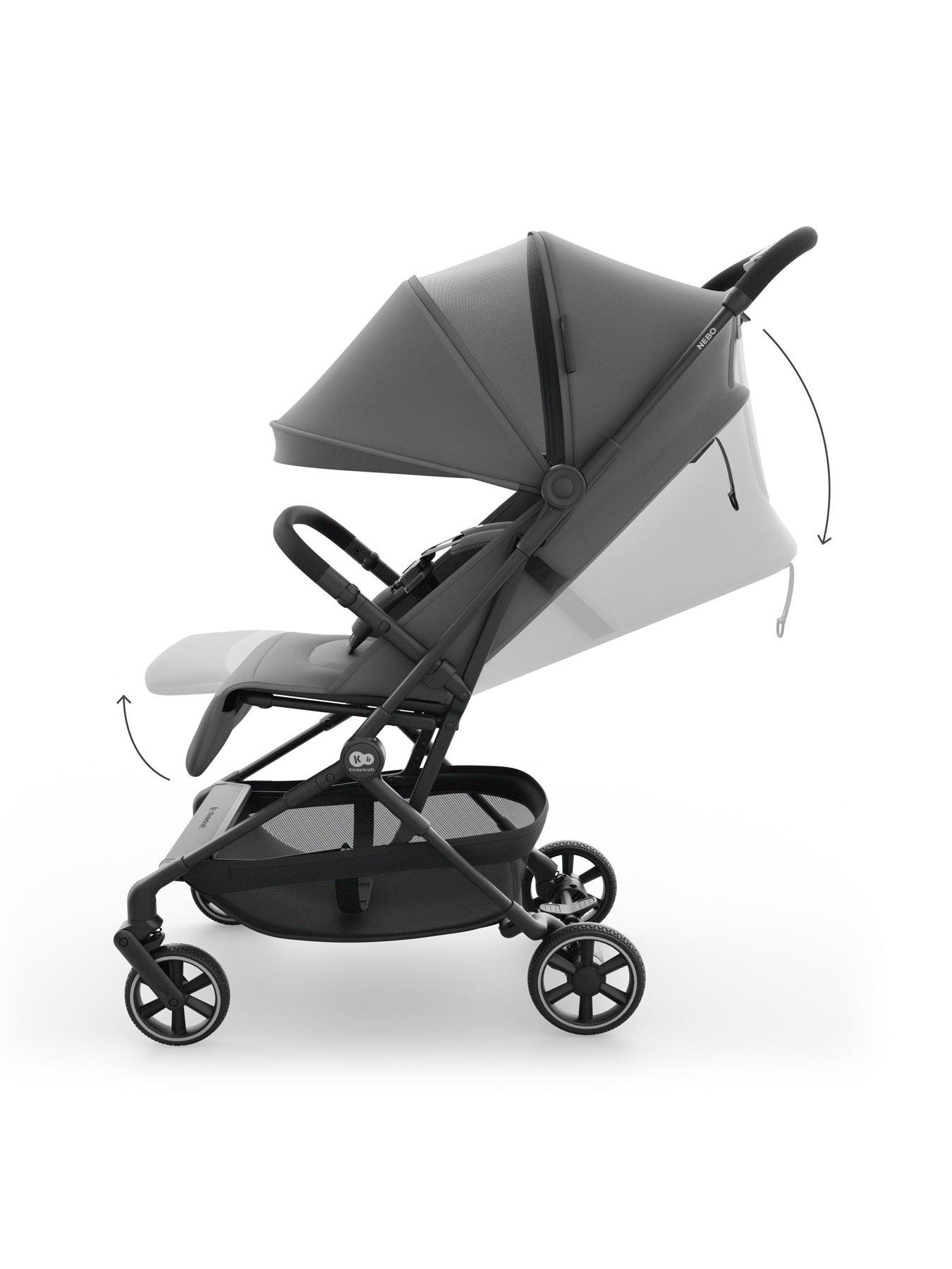 Image 5 of 8 of Kinderkraft Nebo cabin approved Pushchair - Grey