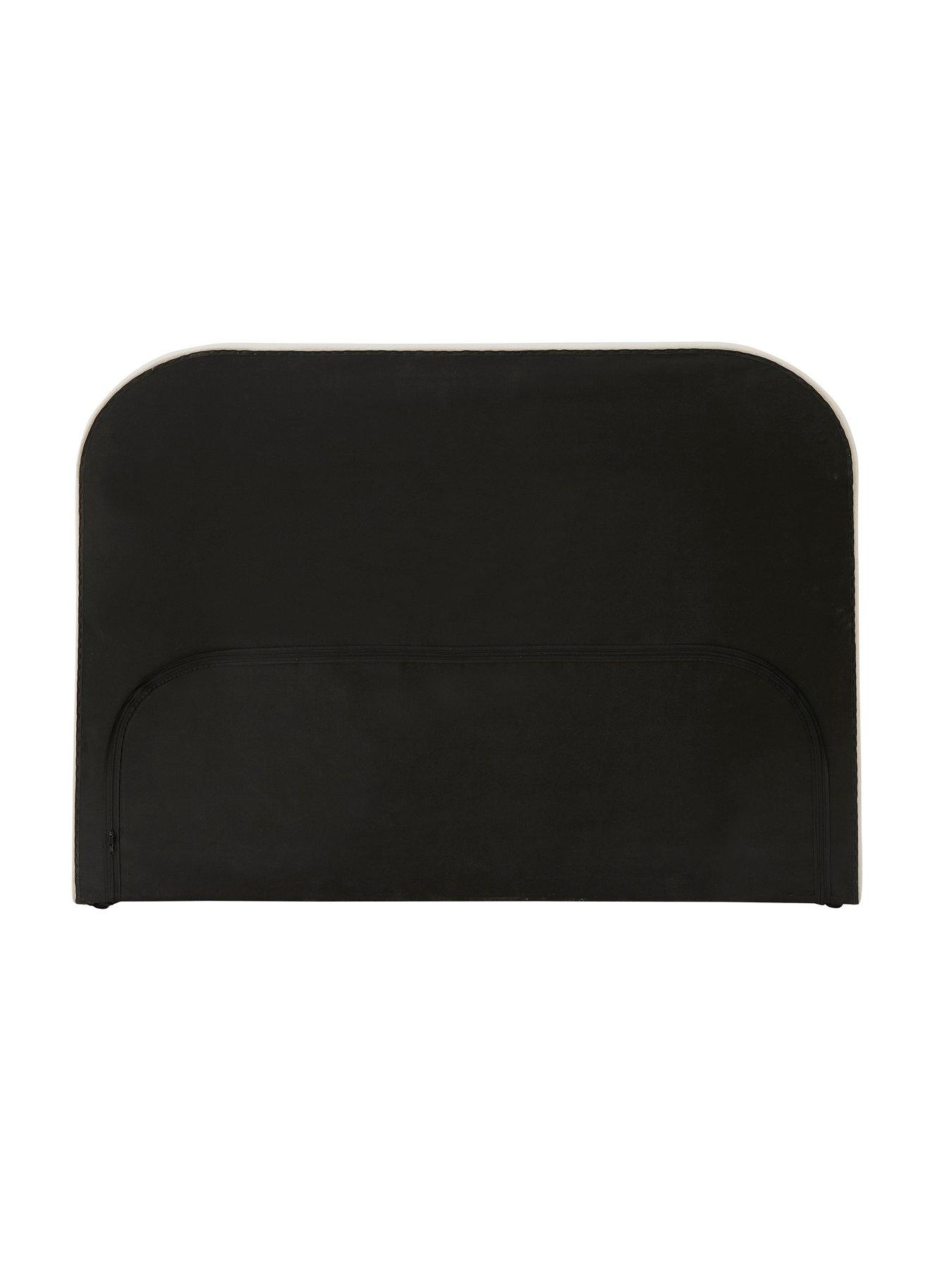  image of dusk-aintree-ottoman-storage-bed-double-teddy-cream