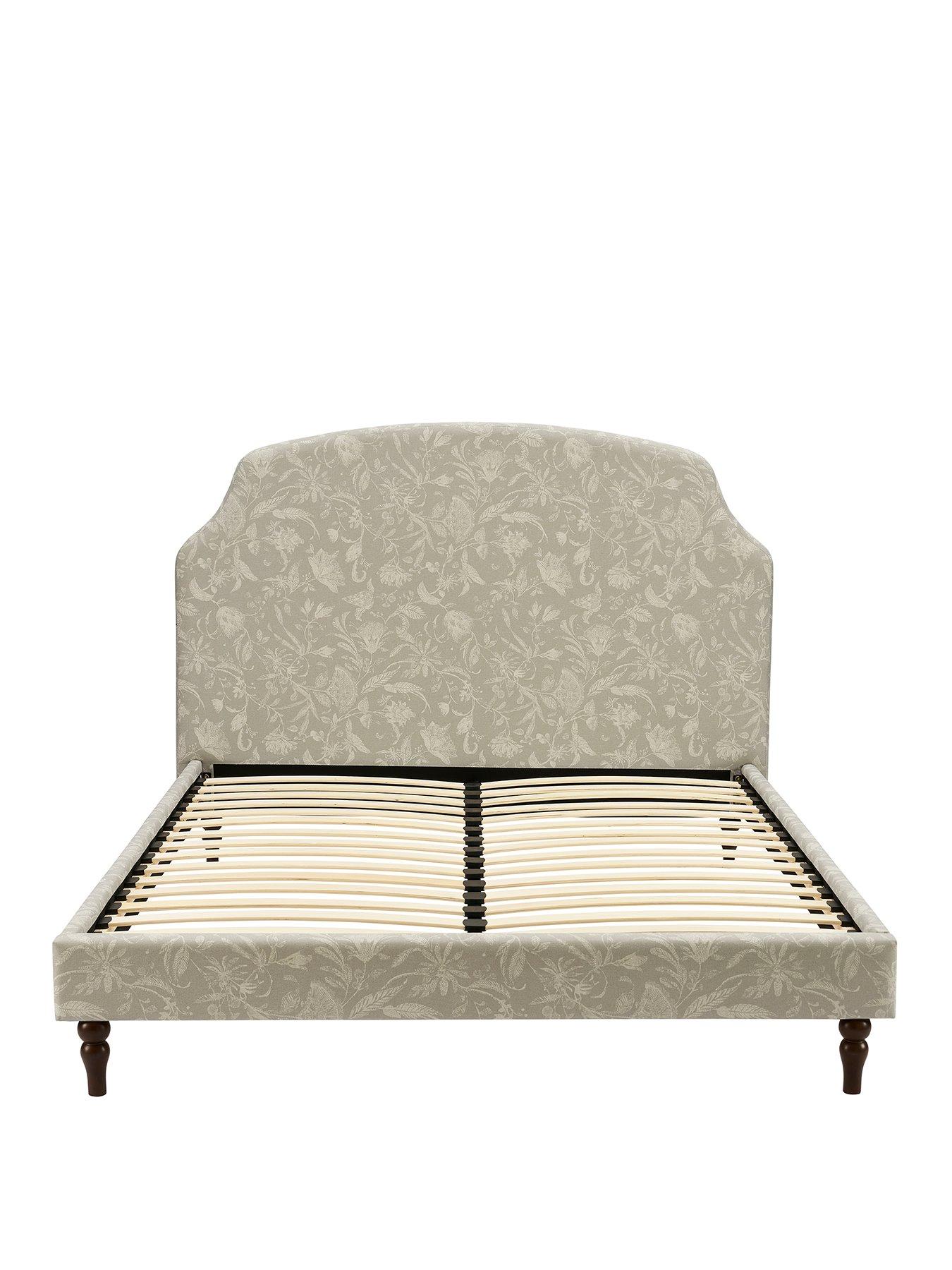 stillFront image of dusk-surrey-bed-frame-super-king-floral
