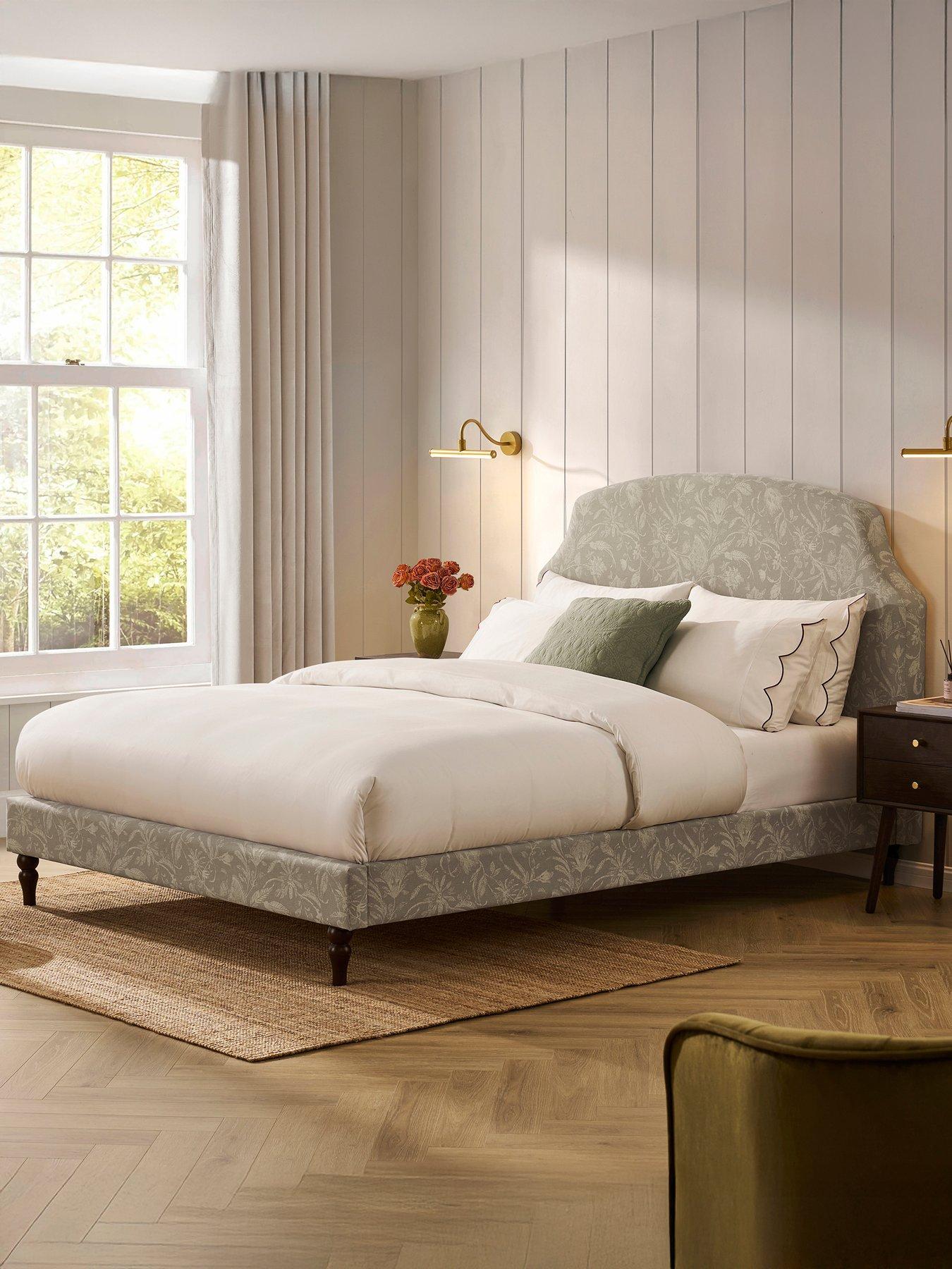  image of dusk-surrey-bed-frame-super-king-floral