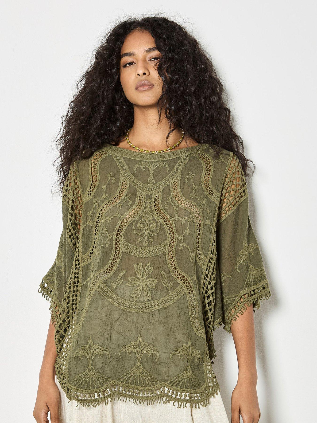 apricot-embroidered-cotton-crochet-top