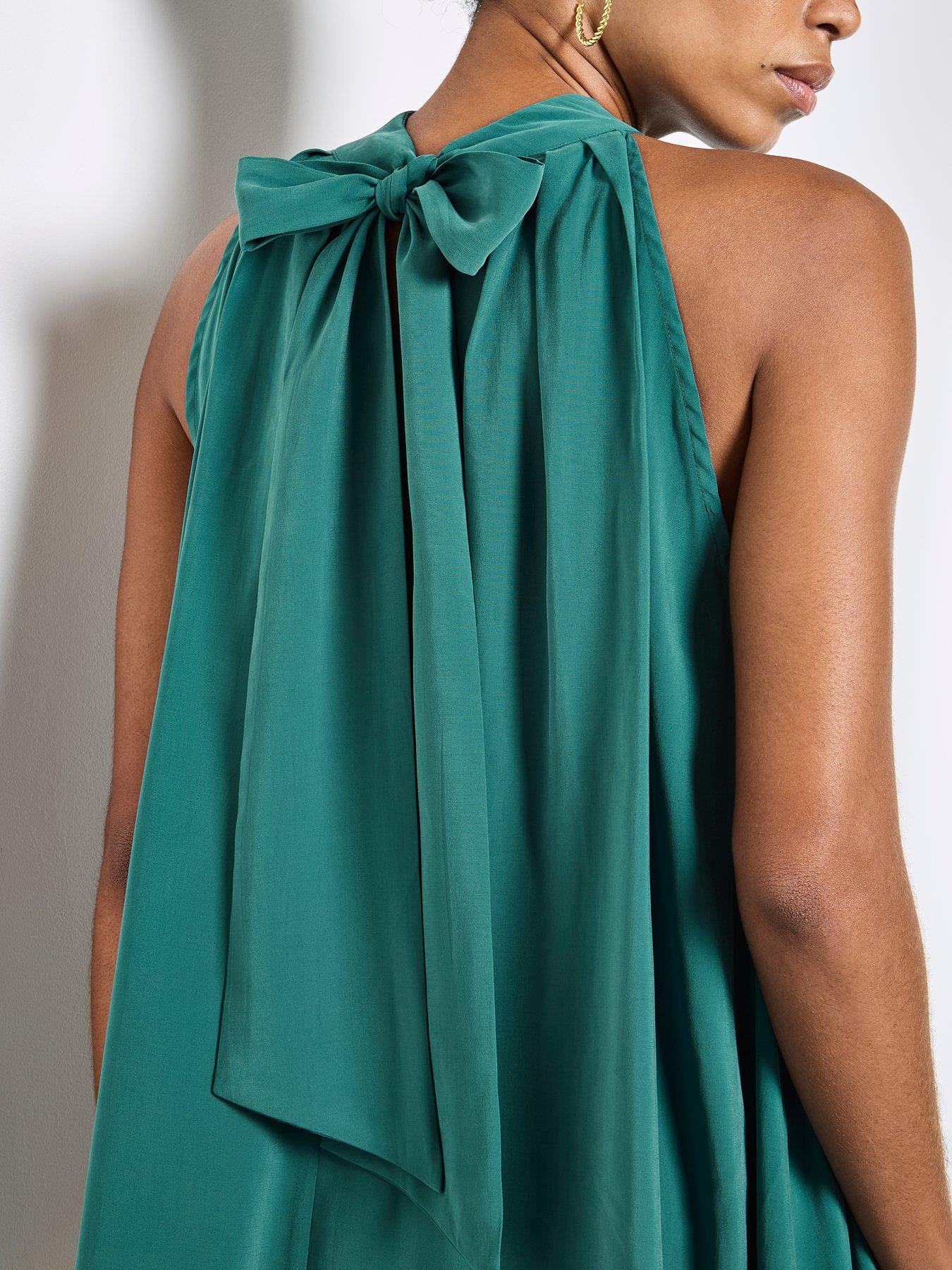 Image 2 of 5 of Apricot Pleat Detail Tunic Top