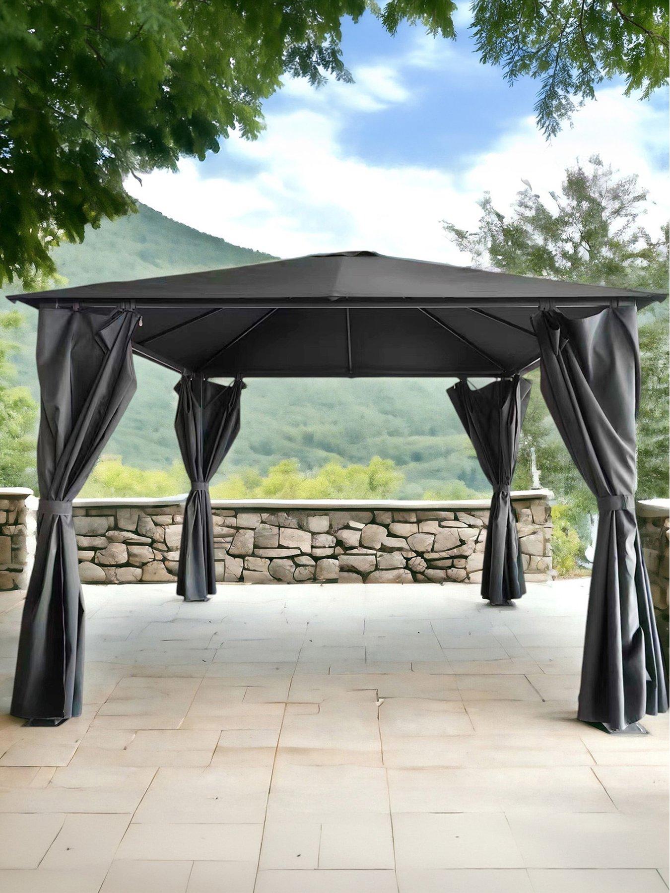 royalcraft-titian-gazebo-3m-x-3m-grey