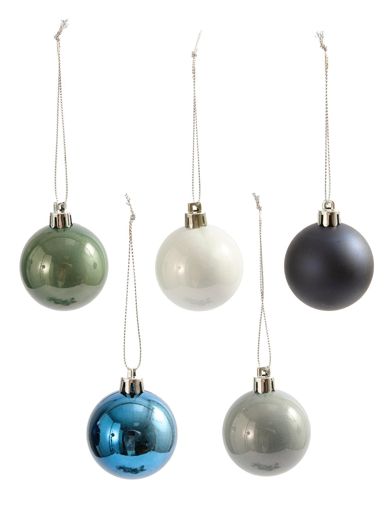 Image 3 of 3 of The Very Collection Bumper Pack&nbsp;of 50 Christmas Tree&nbsp;Baubles&nbsp;- Blue