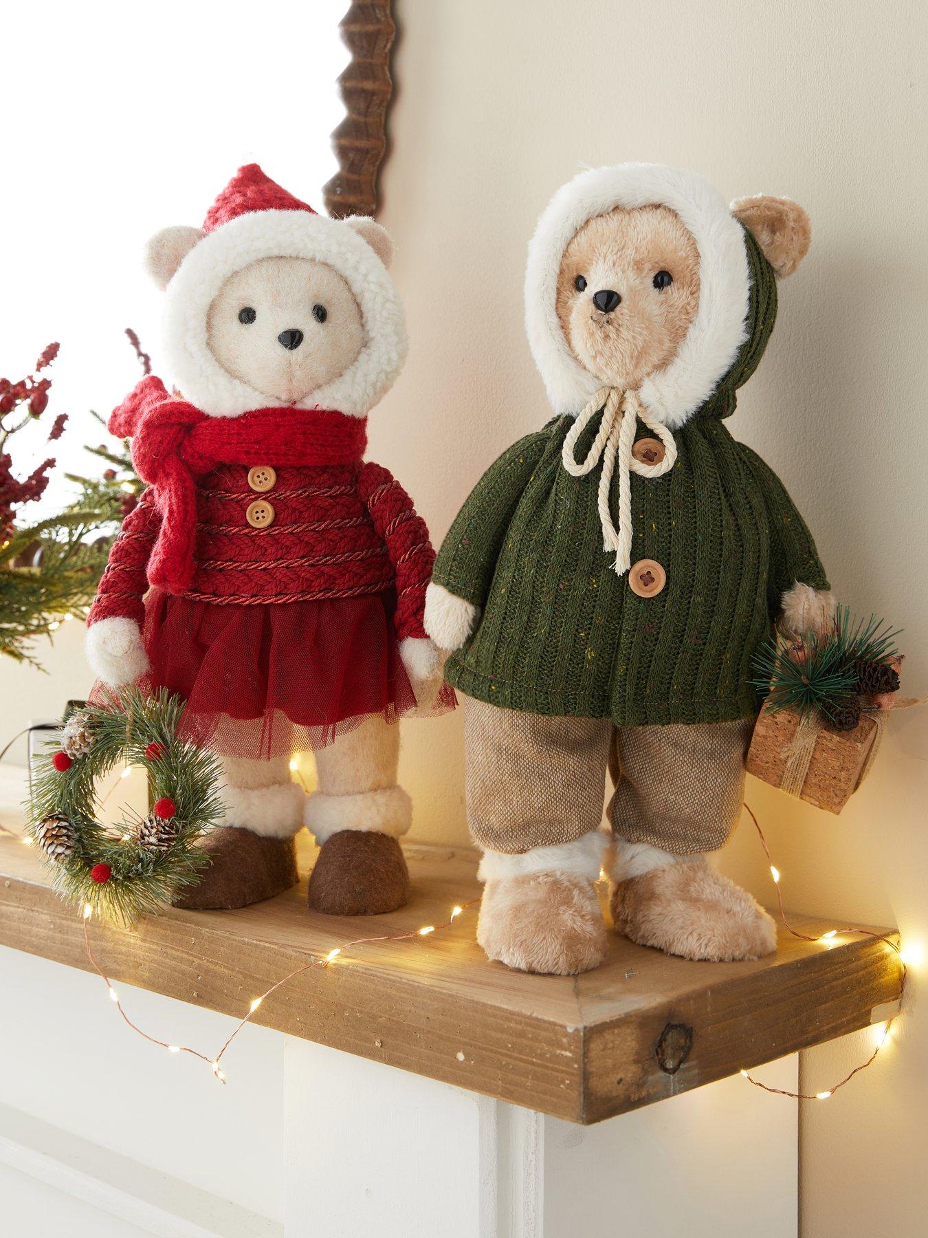 The Very Collection Set Of 2 Standing Christmas Bears