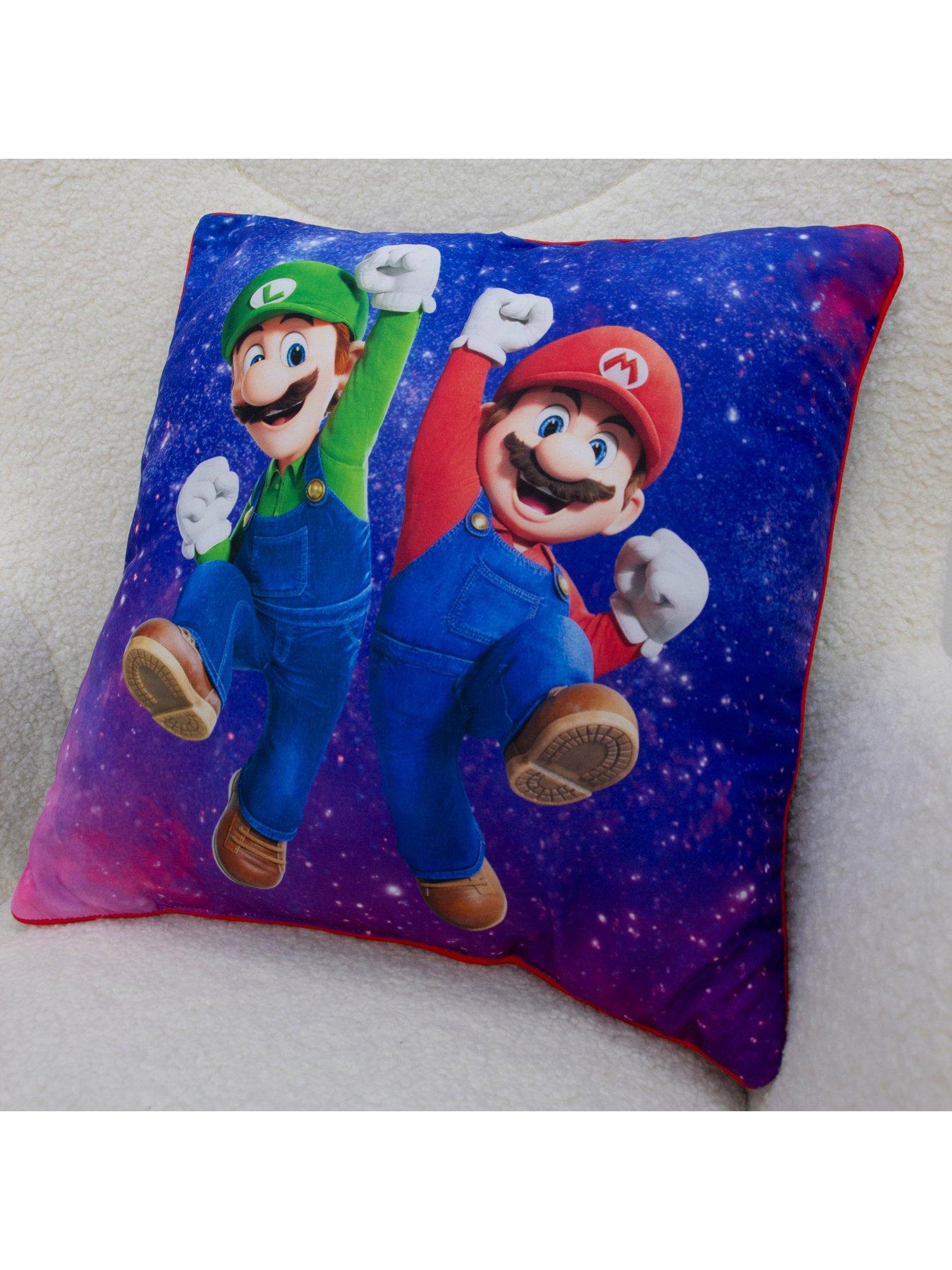  image of super-mario-movie-2-lessgo-square-cushion