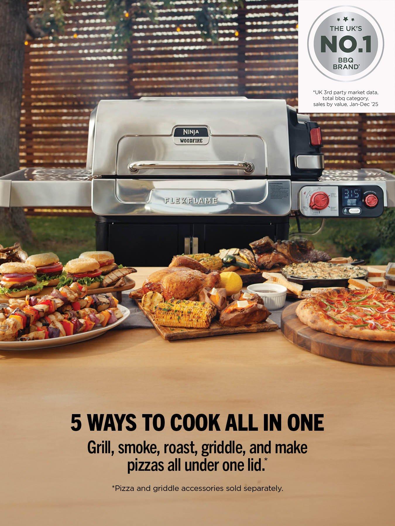 Image 2 of 7 of NINJA FlexFlame Gas BBQ &amp; Outdoor Cooking System - PG301UK