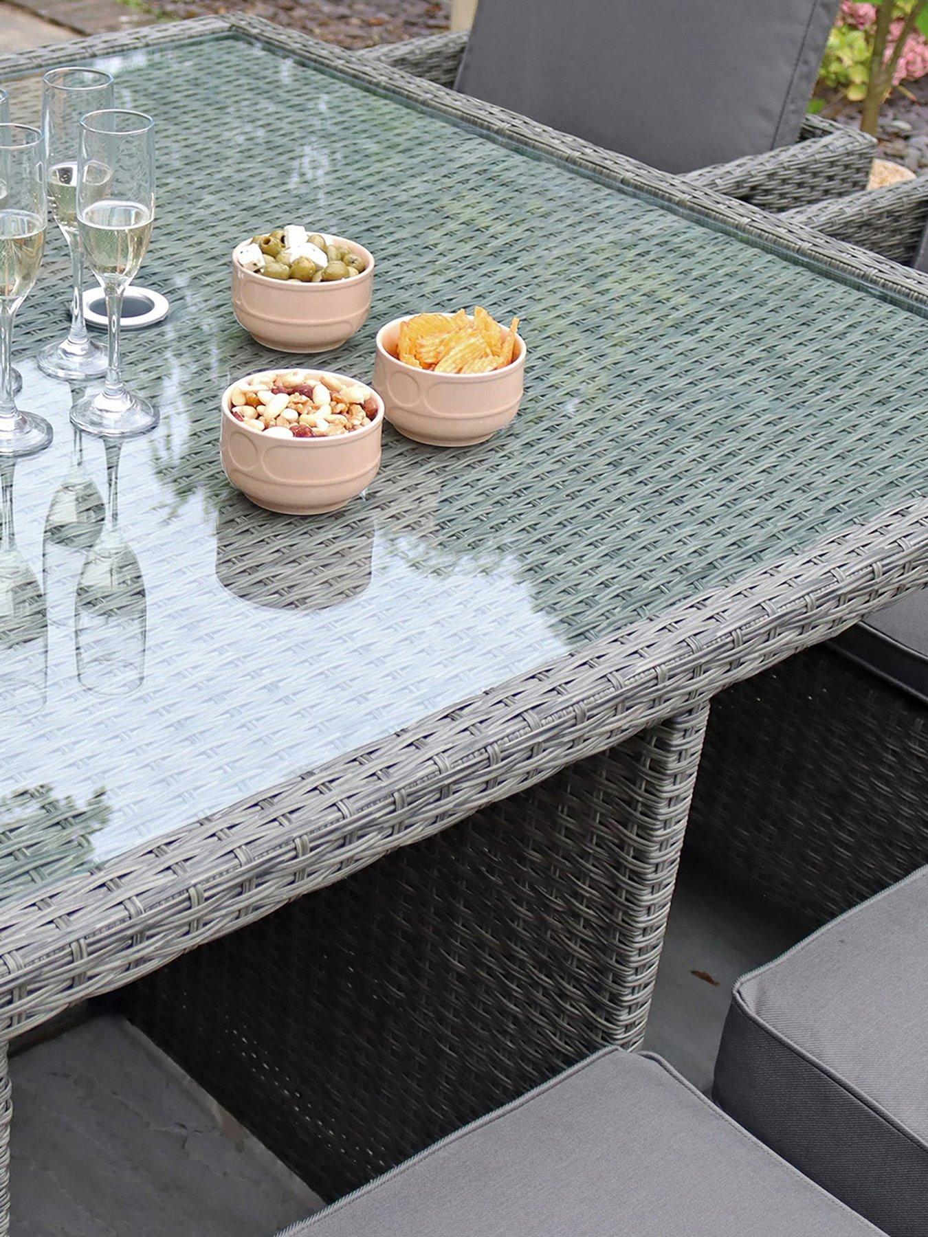  image of royalcraft-paris-8-seater-cube-outdoornbspdining-set